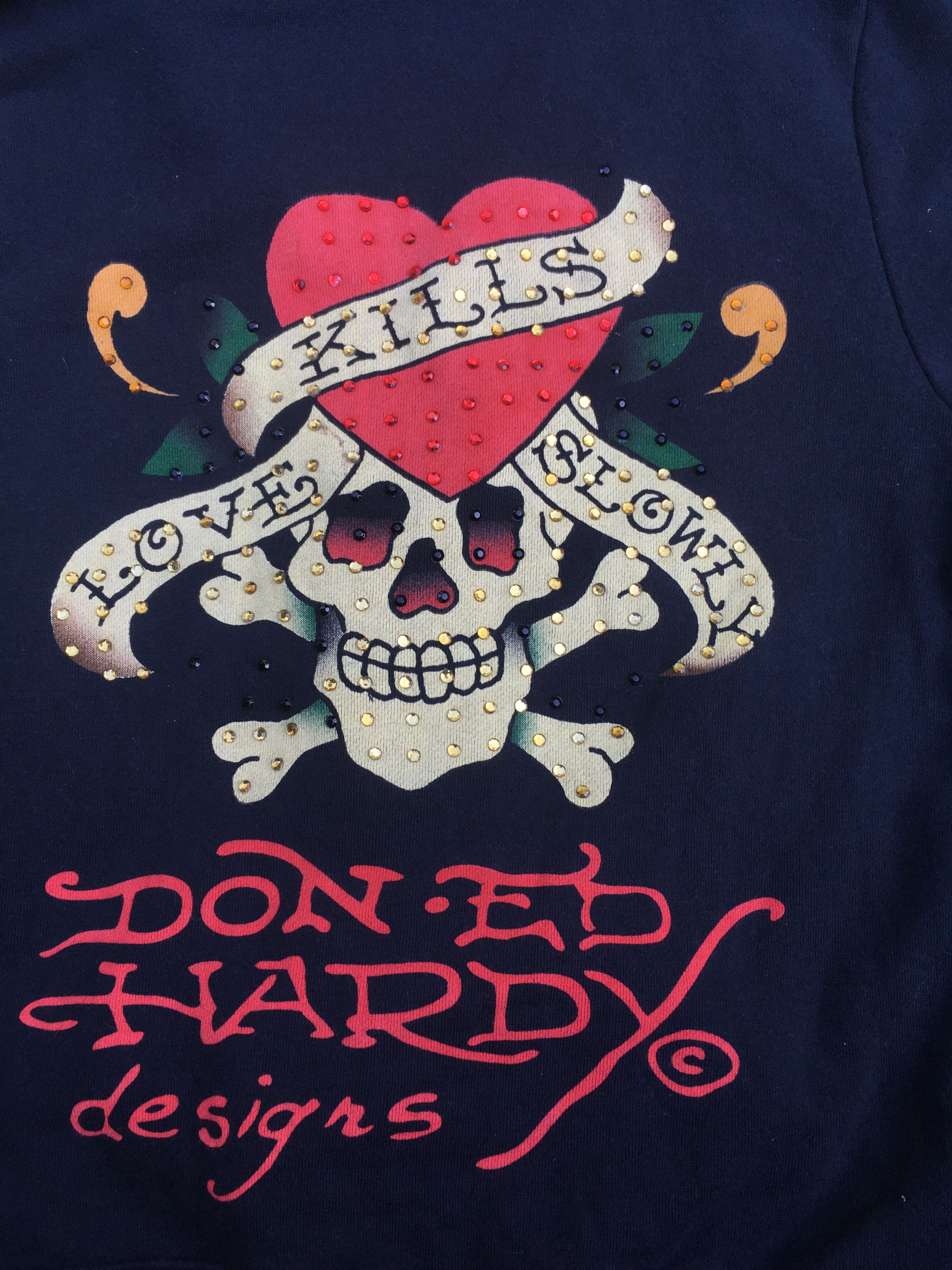 Ed Hardy Ed hardy big logo sweatshirt for woman Size M / US 6-8 / IT 42-44 - 4 Thumbnail