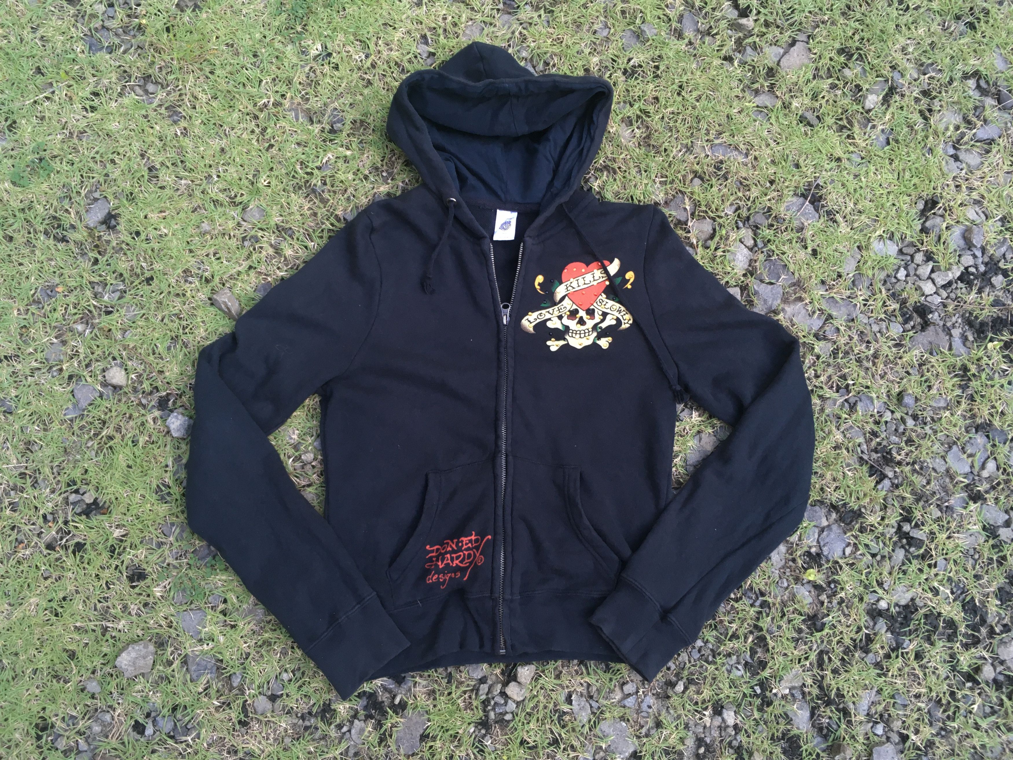 Ed hardy big logo sweatshirt for woman