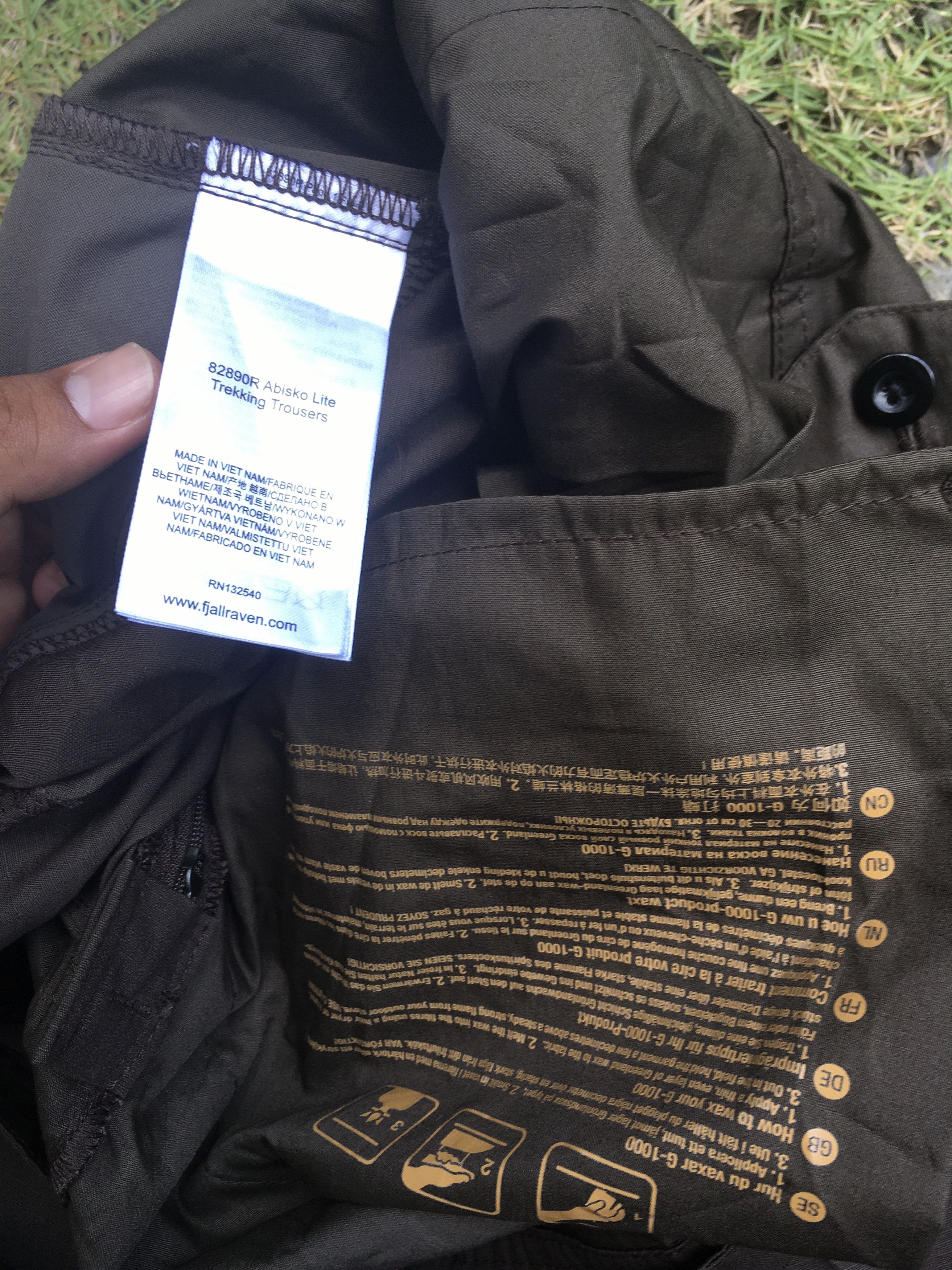 Fjallraven Fjallraven Abisko Lite Trekking Trouser Size US 32 / EU 48 - 9 Thumbnail
