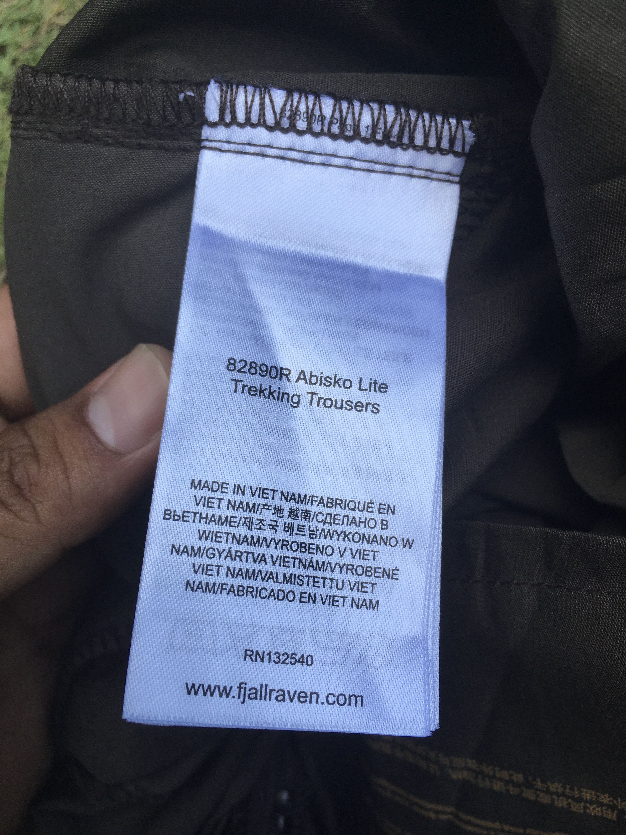 Fjallraven Fjallraven Abisko Lite Trekking Trouser Size US 32 / EU 48 - 10 Thumbnail