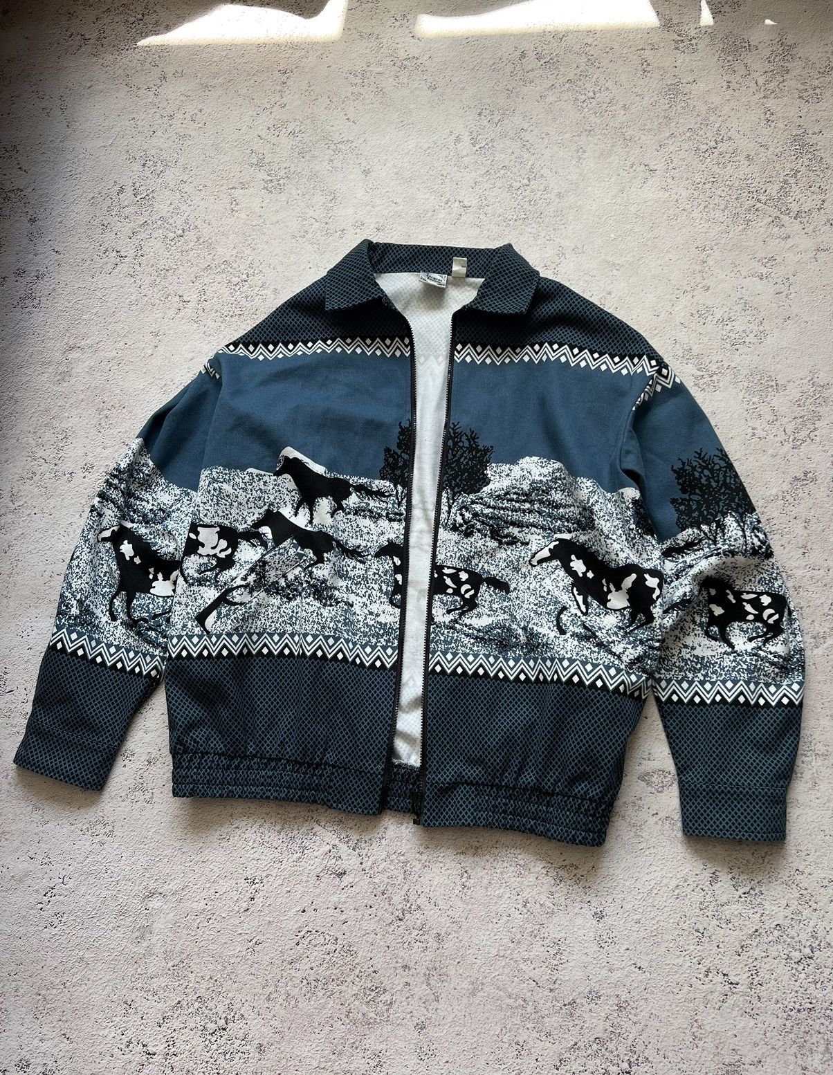 Coach vintage bomber jacket - black & factory white