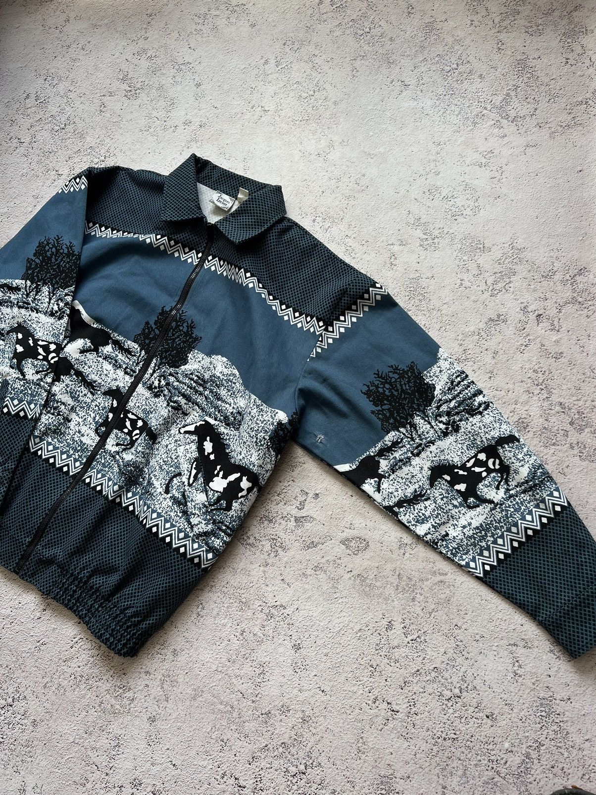 Vintage Vintage Coach Jacket Horse Print Size US XL / EU 56 / 4 - 7 Thumbnail