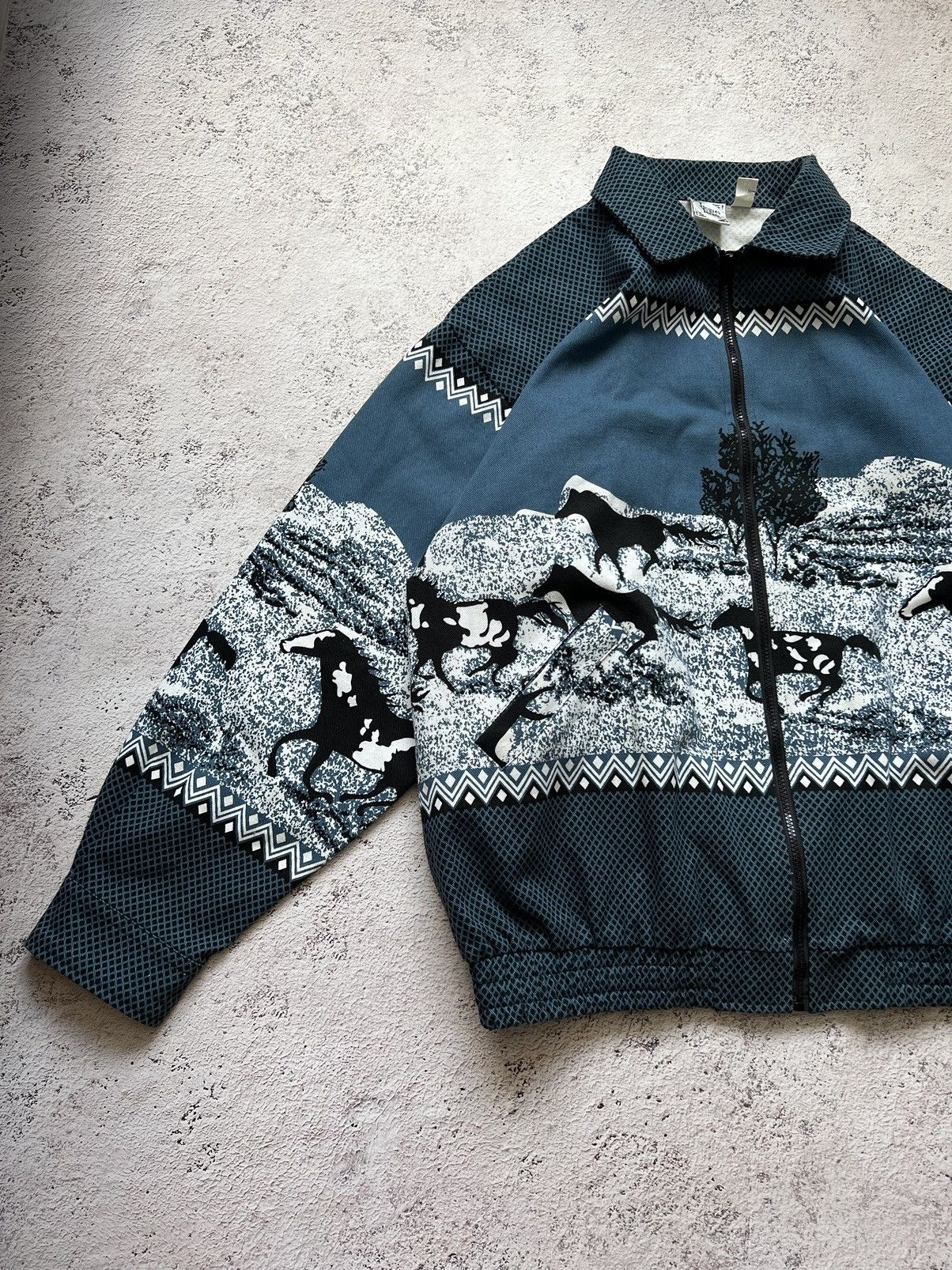Vintage Vintage Coach Jacket Horse Print Size US XL / EU 56 / 4 - 4 Thumbnail