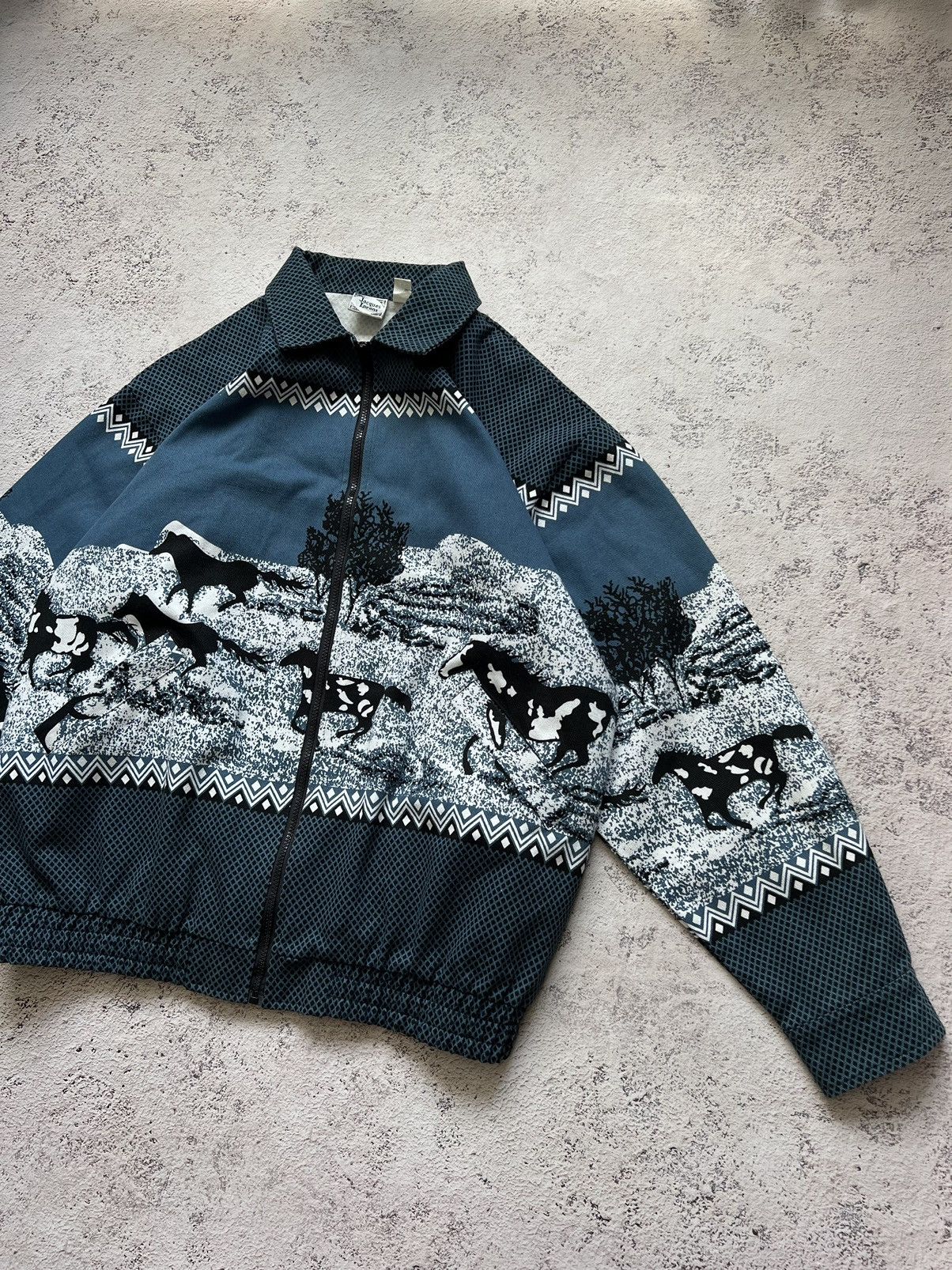 Vintage Vintage Coach Jacket Horse Print Size US XL / EU 56 / 4 - 3 Thumbnail