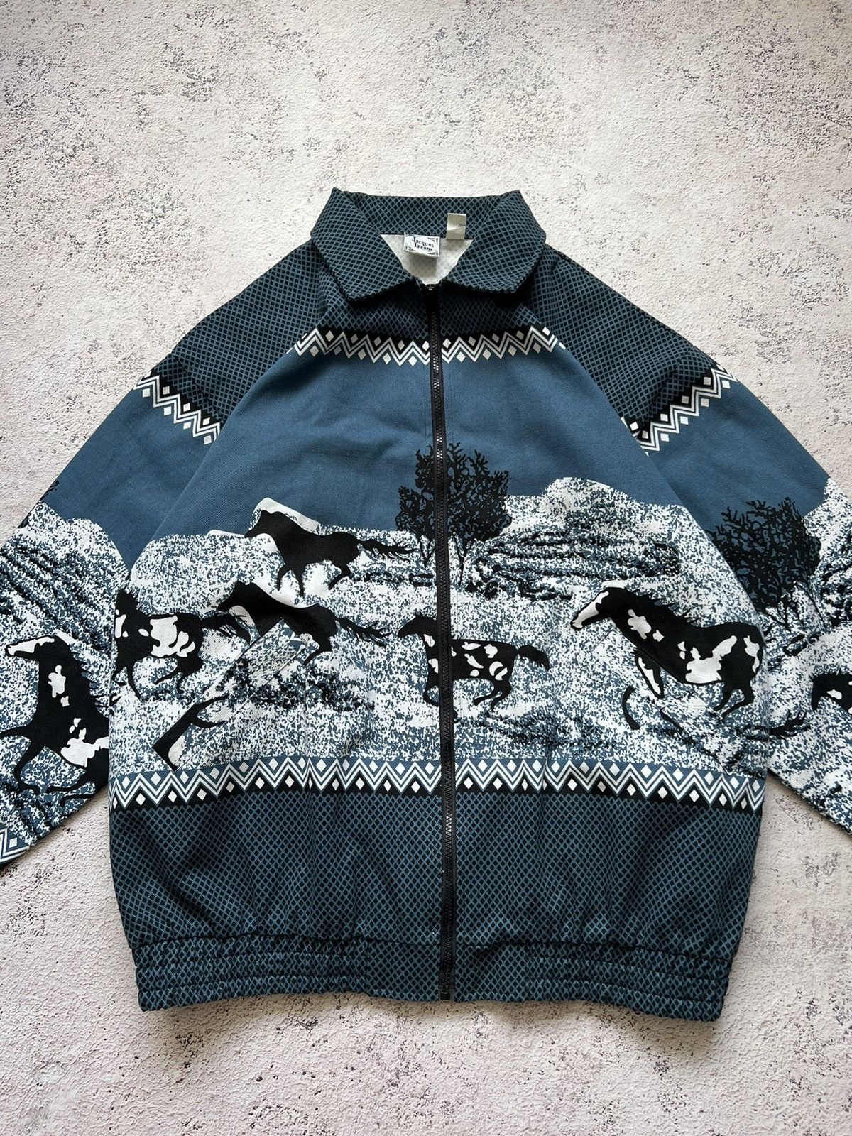 Vintage Vintage Coach Jacket Horse Print Size US XL / EU 56 / 4 - 1 Thumbnail