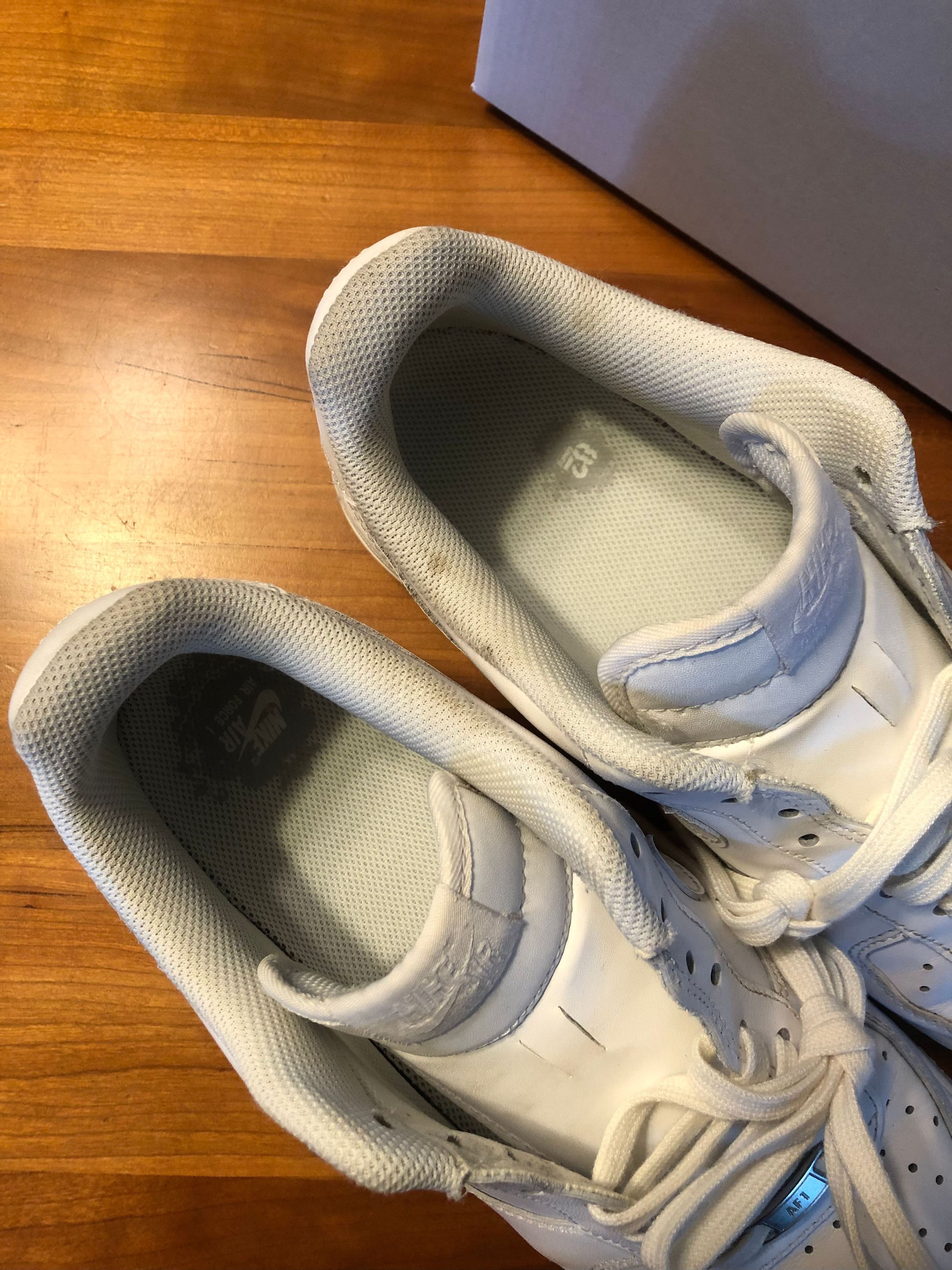 Nike Nike AF1 All White Size 10.5 Size US 10.5 / EU 43-44 - 3 Thumbnail