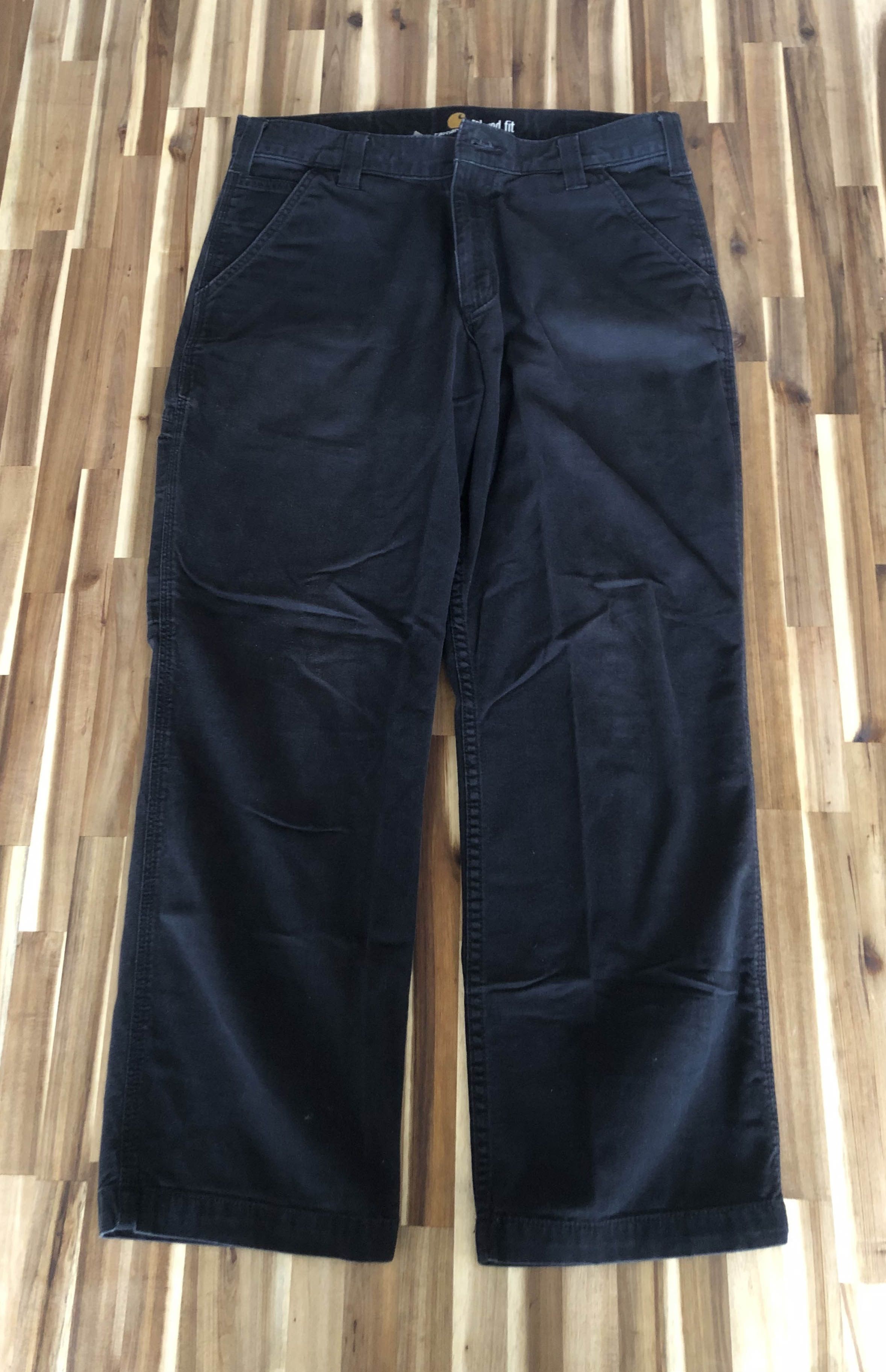 Carhartt Black Cotton Carhartt Pants 32 Size US 32 / EU 48 - 1 Thumbnail