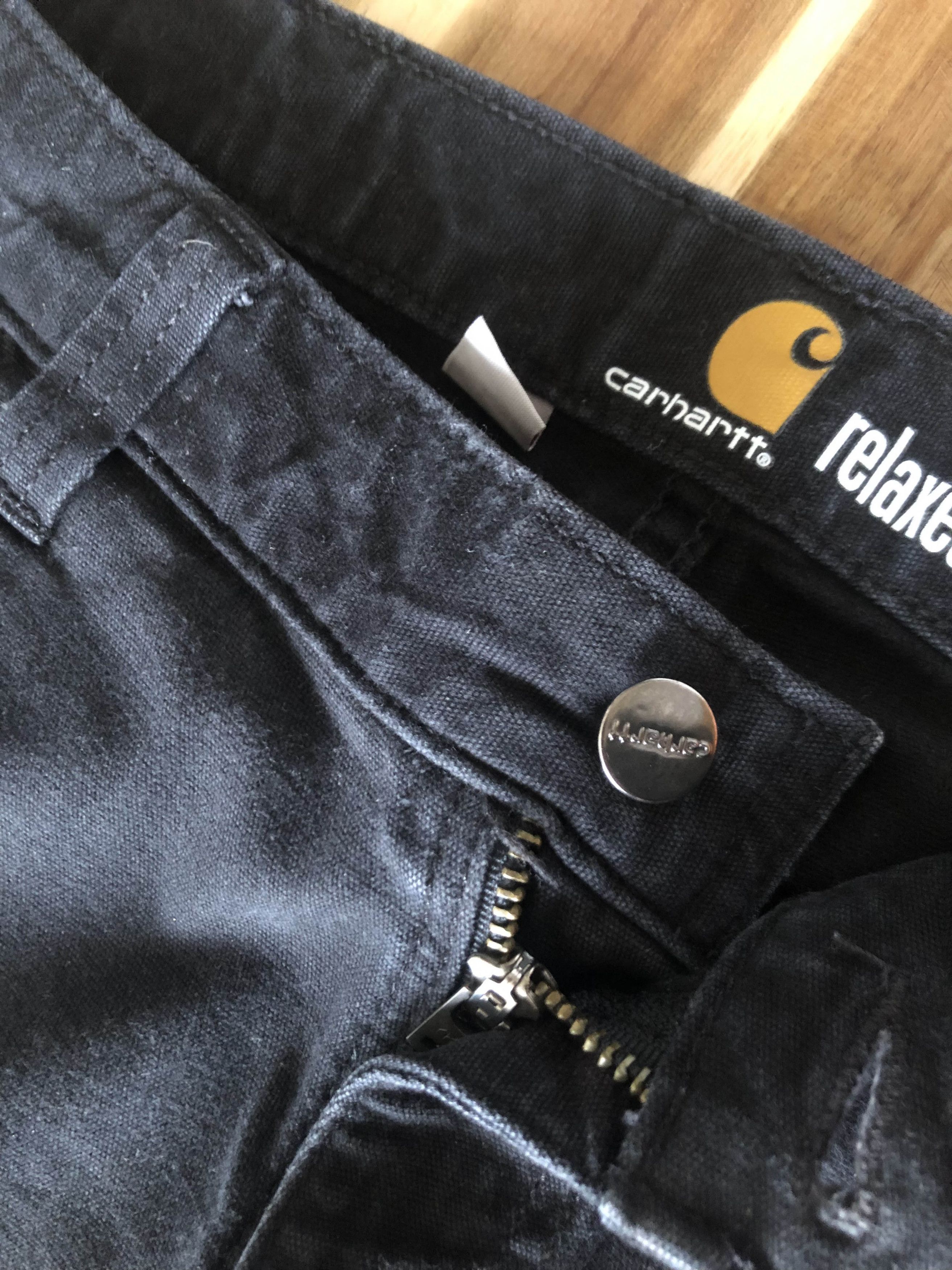 Carhartt Black Cotton Carhartt Pants 32 Size US 32 / EU 48 - 2 Thumbnail