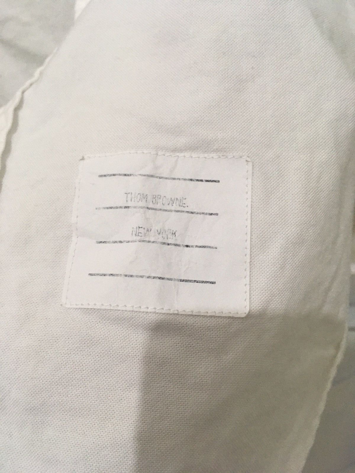 Thom Browne Thom Browne Short Sleeve Shirt 4-bar Size US S / EU 44-46 / 1 - 7 Thumbnail