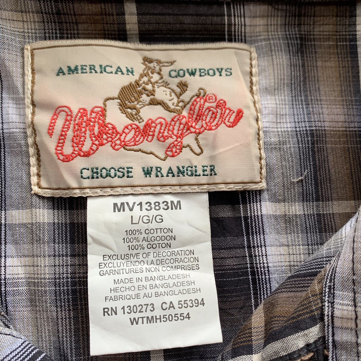 Vintage Vintage Wrangler Western Shirt Size US L / EU 52-54 / 3 - 6 Thumbnail
