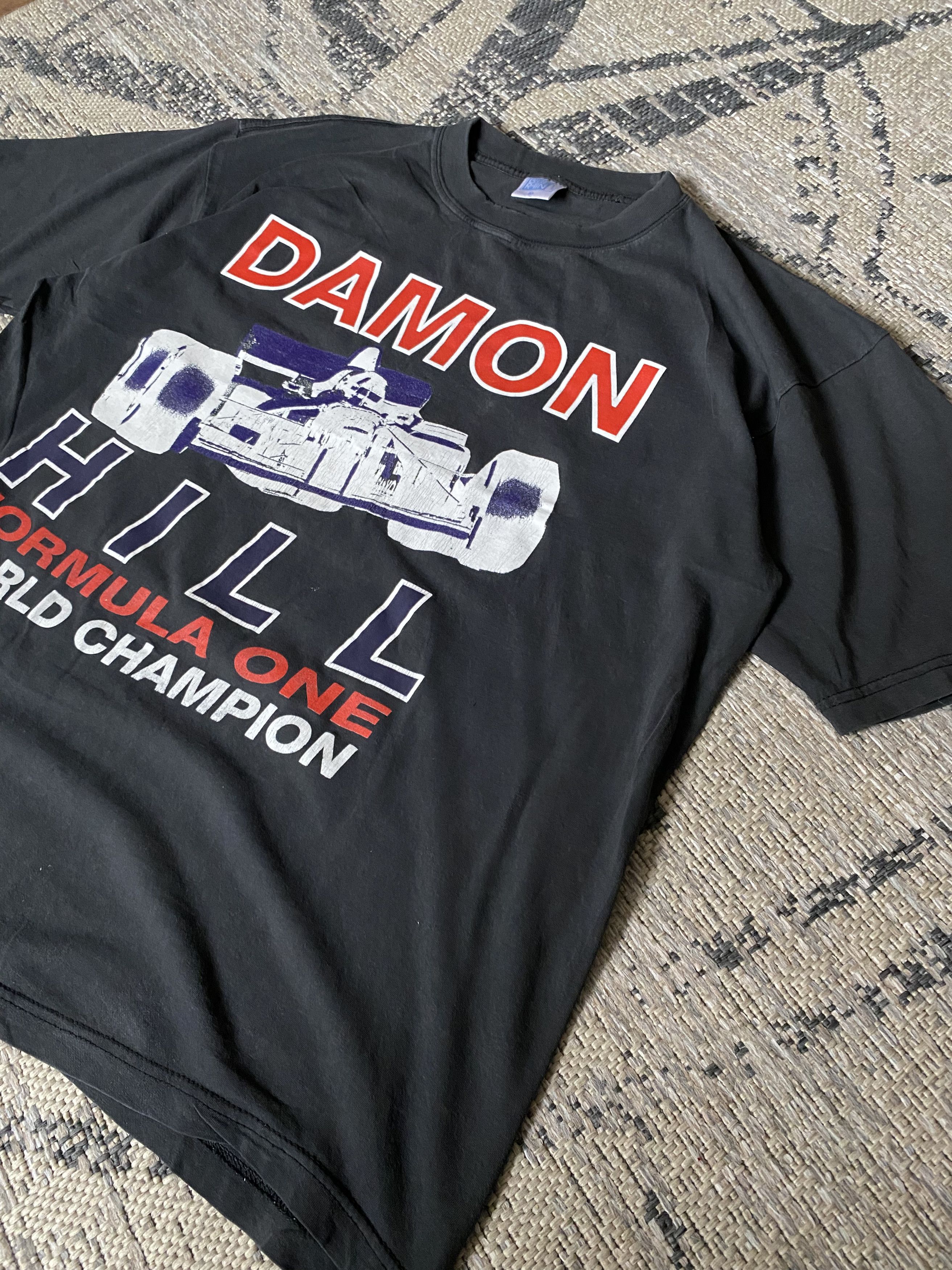 Formula 1 Vintage Damon Hill Formula One World Champion Tshirt 90s F1 Size US XL / EU 56 / 4 - 2 Thumbnail
