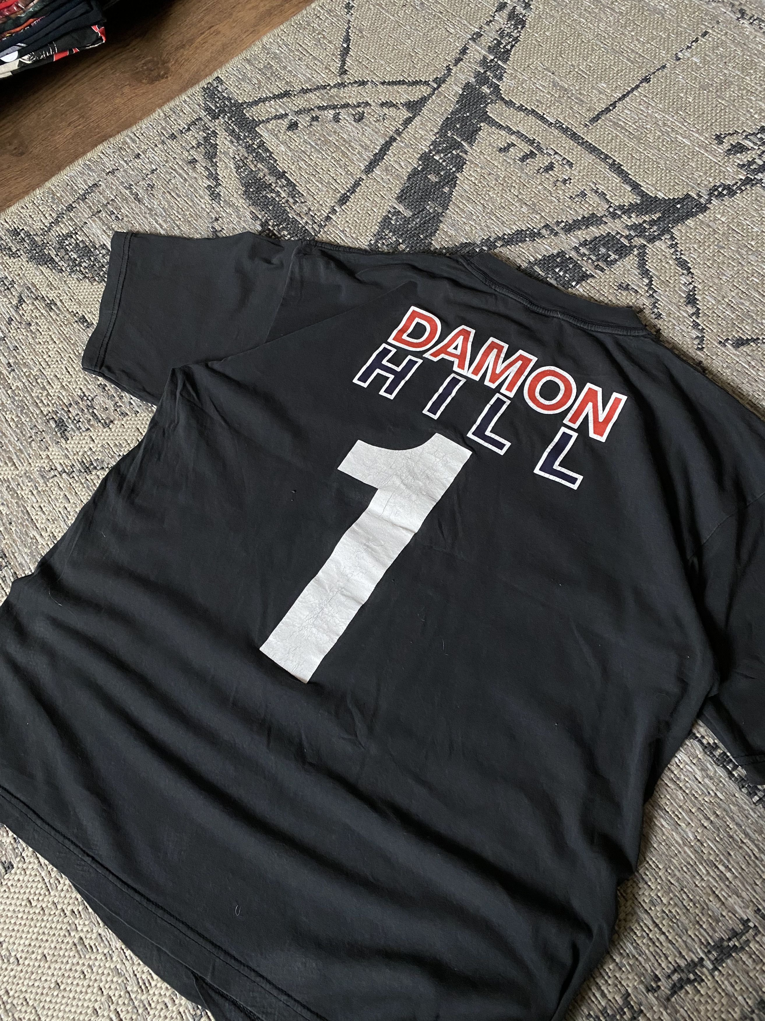Formula 1 Vintage Damon Hill Formula One World Champion Tshirt 90s F1 Size US XL / EU 56 / 4 - 4 Thumbnail