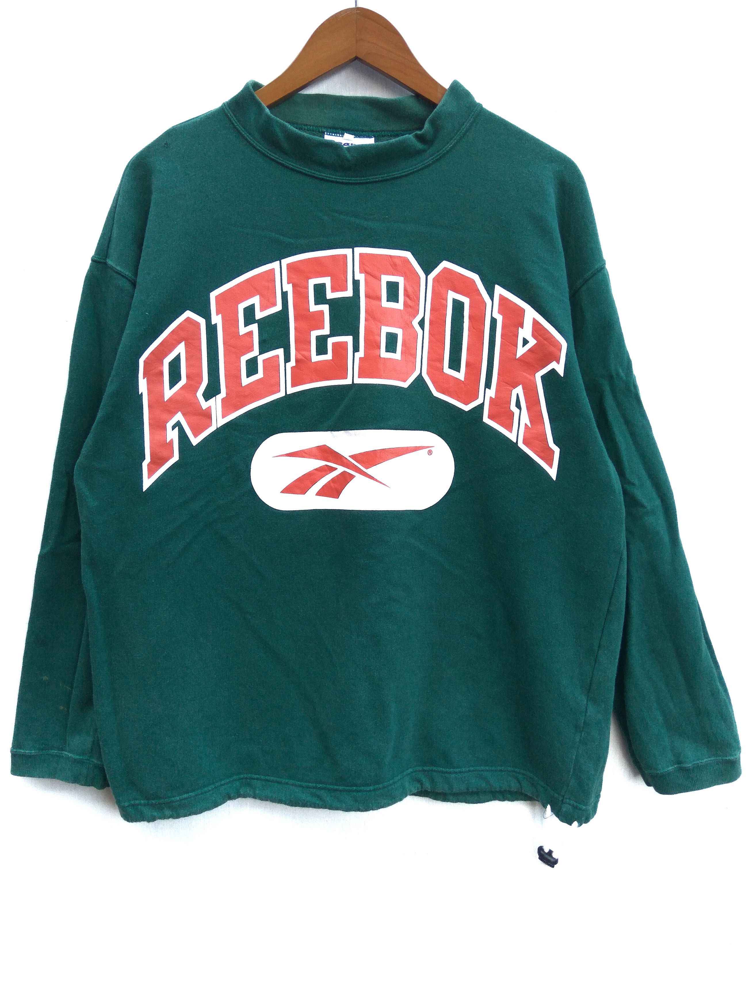 Reebok Vintage 90s Vintage Reebok sweatshirt Size US L / EU 52-54 / 3 - 1 Thumbnail