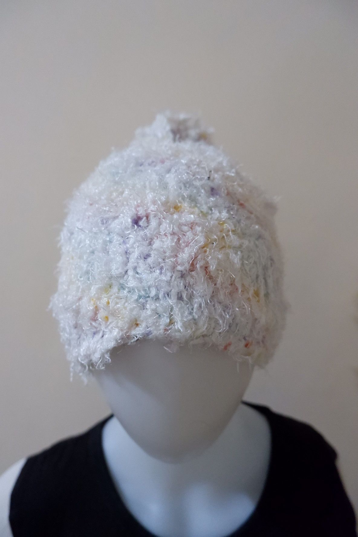 Vintage Mohair Beanie Hat Size ONE SIZE - 1 Thumbnail