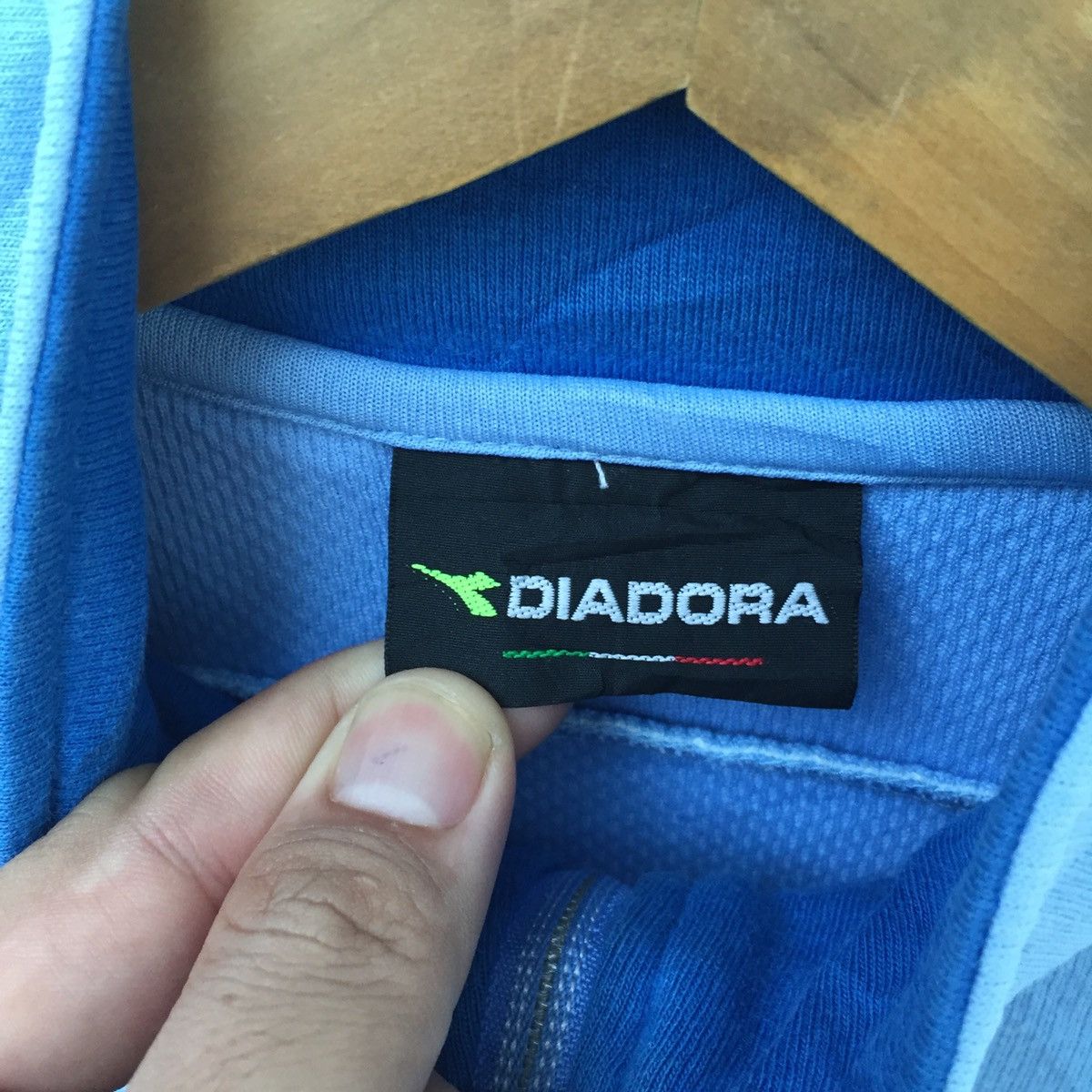 Diadora × Vintage Diadora Italy Sport Jacket spell out nice design Streetwear Size US XS / EU 42 / 0 - 3 Thumbnail