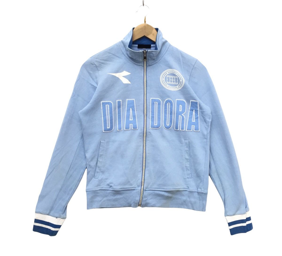 Diadora × Vintage Diadora Italy Sport Jacket spell out nice design Streetwear Size US XS / EU 42 / 0 - 1 Thumbnail