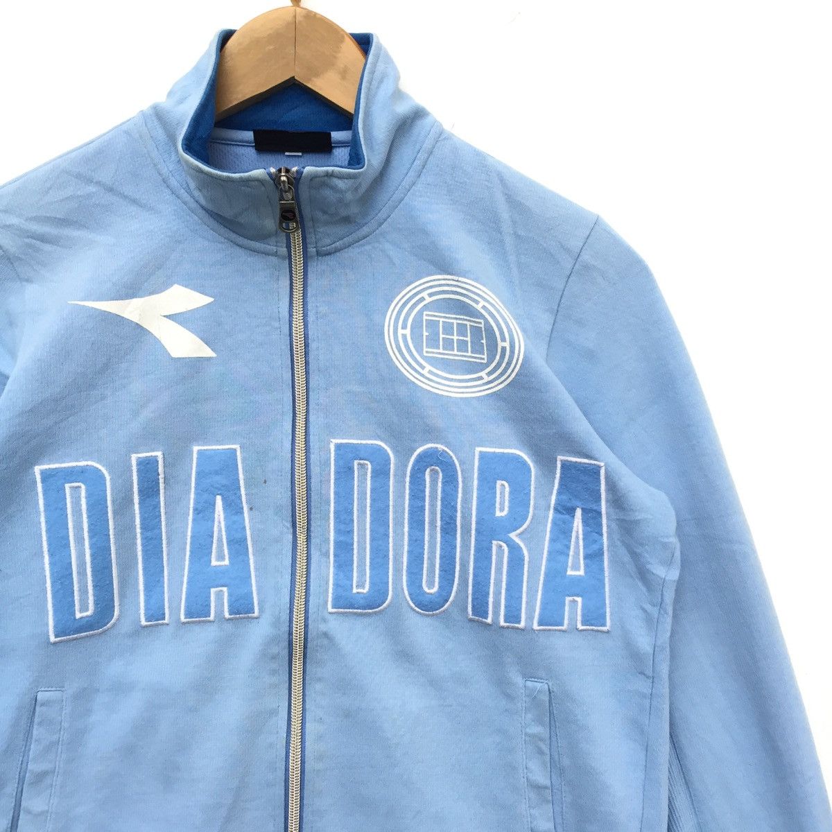 Diadora × Vintage Diadora Italy Sport Jacket spell out nice design Streetwear Size US XS / EU 42 / 0 - 2 Thumbnail