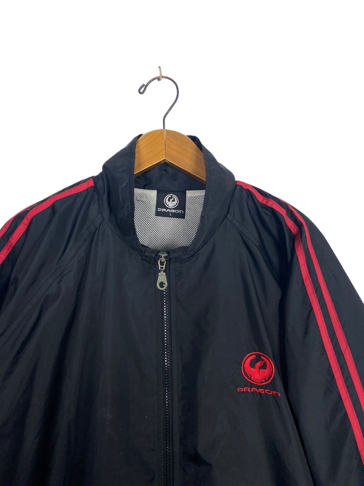 Vintage Rare‼️ Vintage Dragon Embroidery Big Logo Nylon Jacket Size US L / EU 52-54 / 3 - 4 Thumbnail
