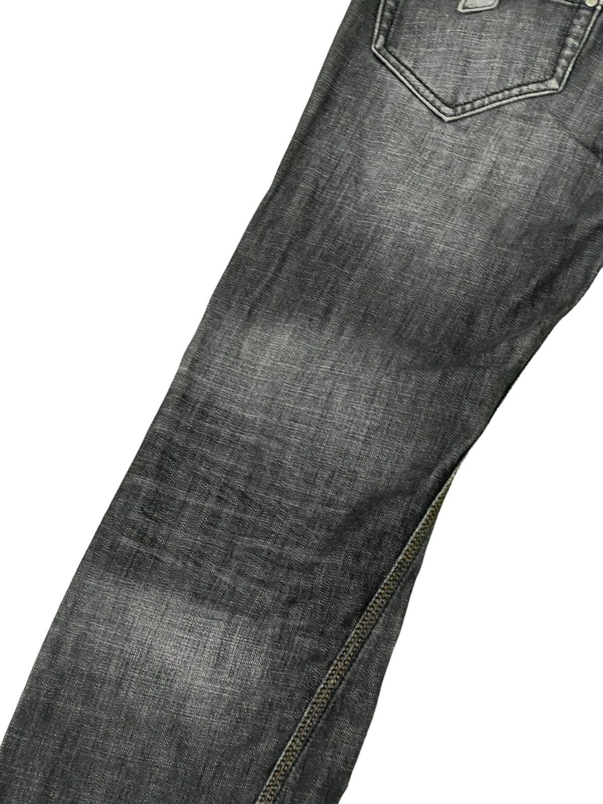 Japanese Brand Flare Jeans Hideaways Nicole Distress Denim Boot Cut 4🟦 Size US 33 - 18 Thumbnail