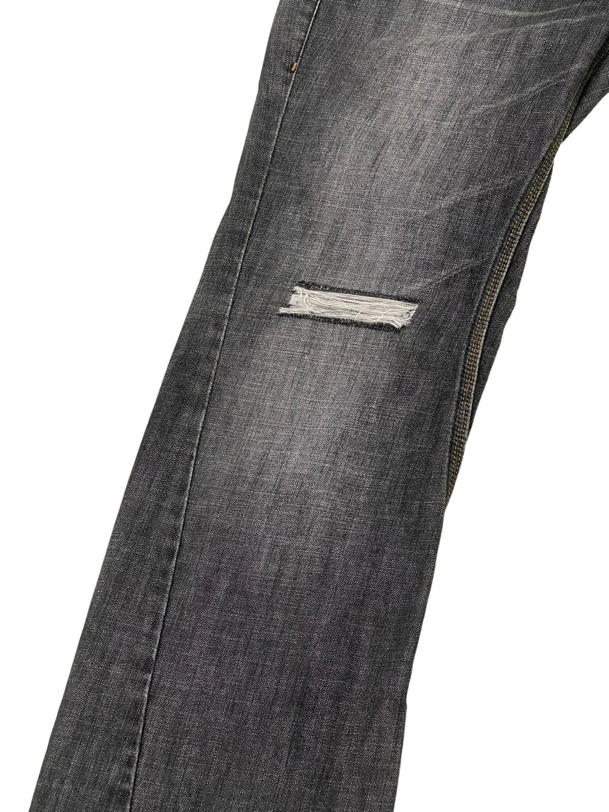 Japanese Brand Flare Jeans Hideaways Nicole Distress Denim Boot Cut 4🟦 Size US 33 - 6 Thumbnail