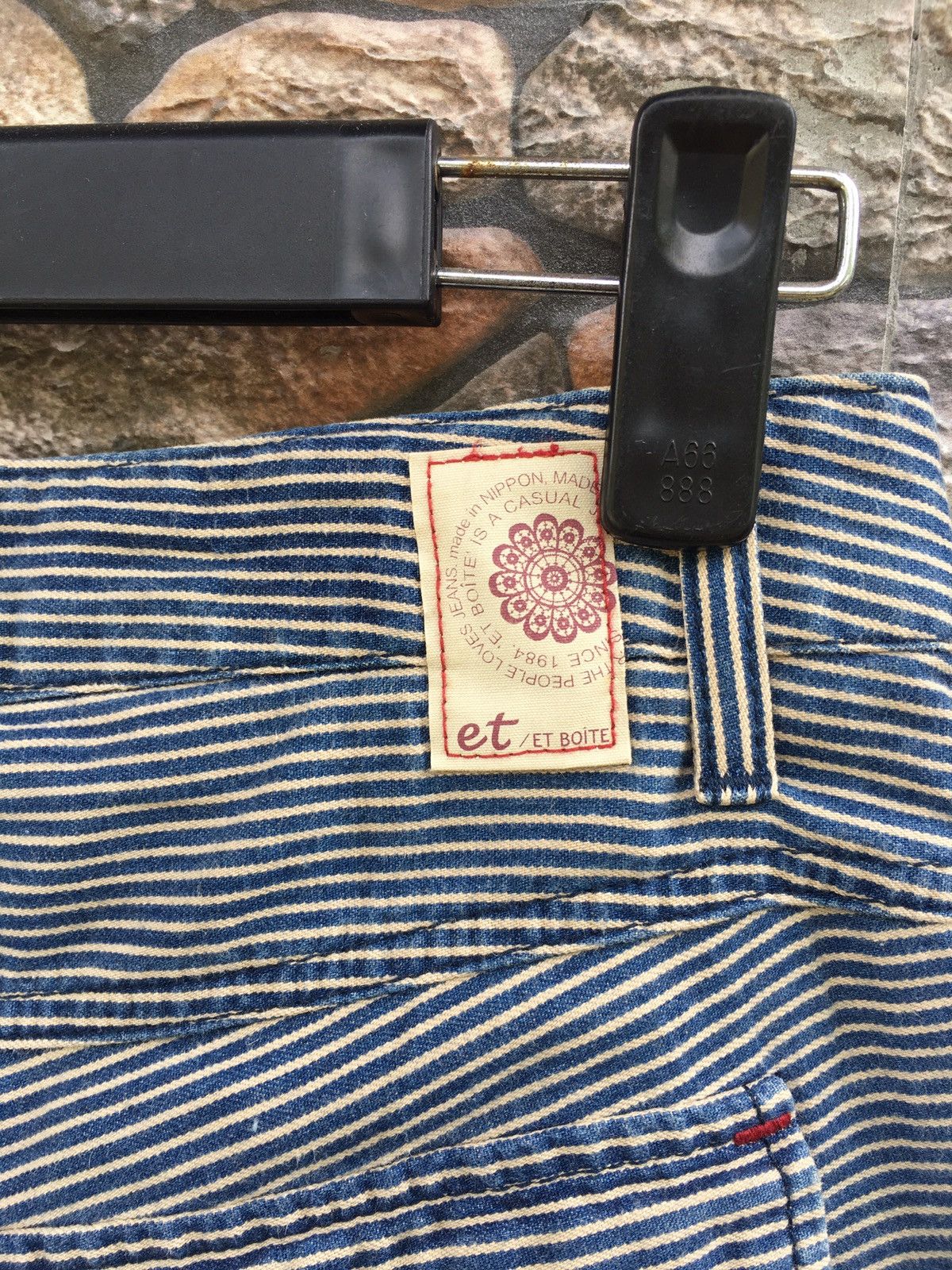Issey Miyake × Japanese Brand Et Boite Hickory Stripe Pants Size US 28 / EU 44 - 4 Thumbnail