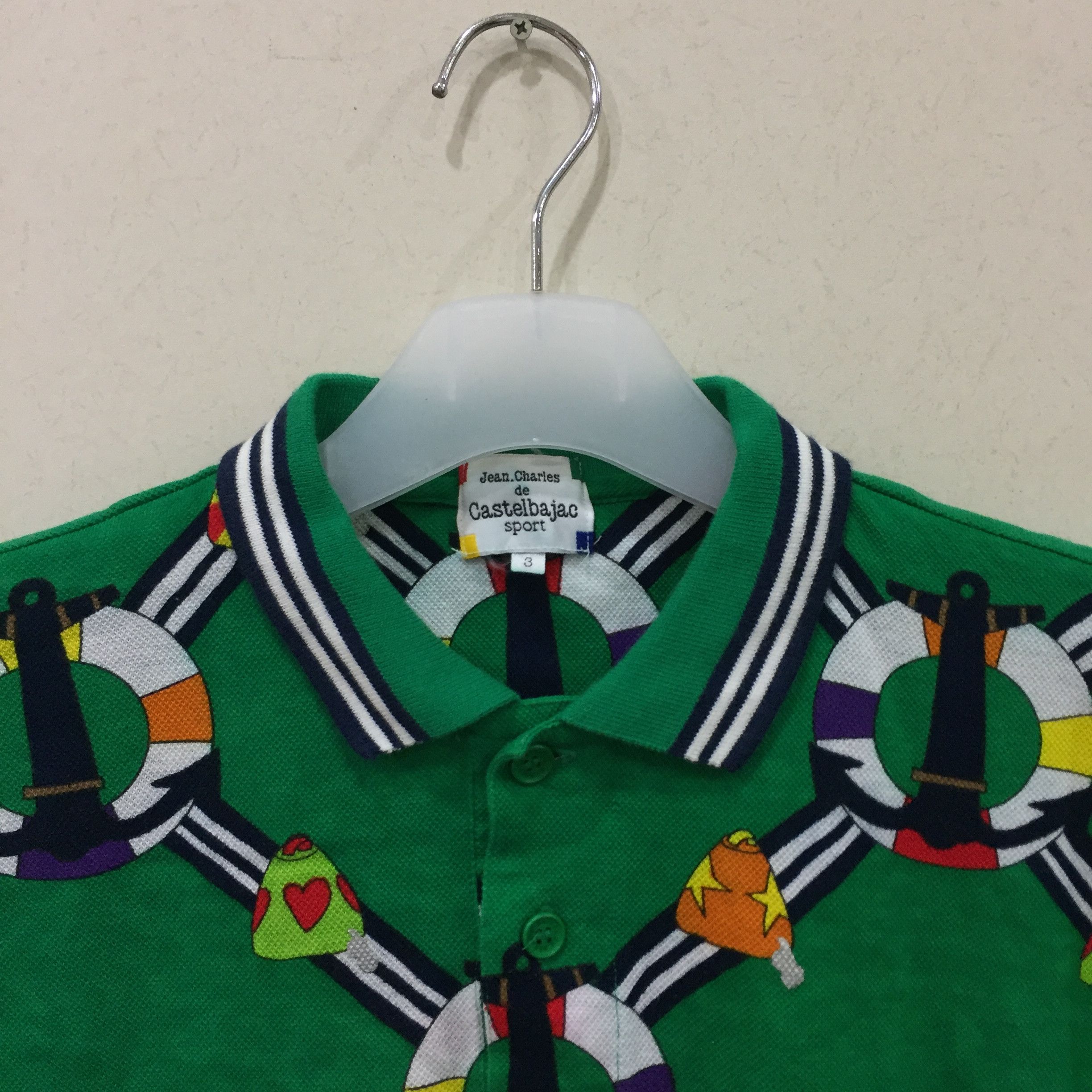 Jean Charles De Castelbajac JEAN CHARLES DE CASTELBAJAC polo shirt fullprint design Size US M / EU 48-50 / 2 - 4 Thumbnail