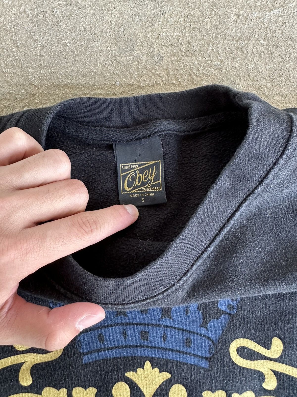 Obey Obey Propaganda MCMLXXXIX Black Sweatshirt Size US S / EU 44-46 / 1 - 2 Thumbnail