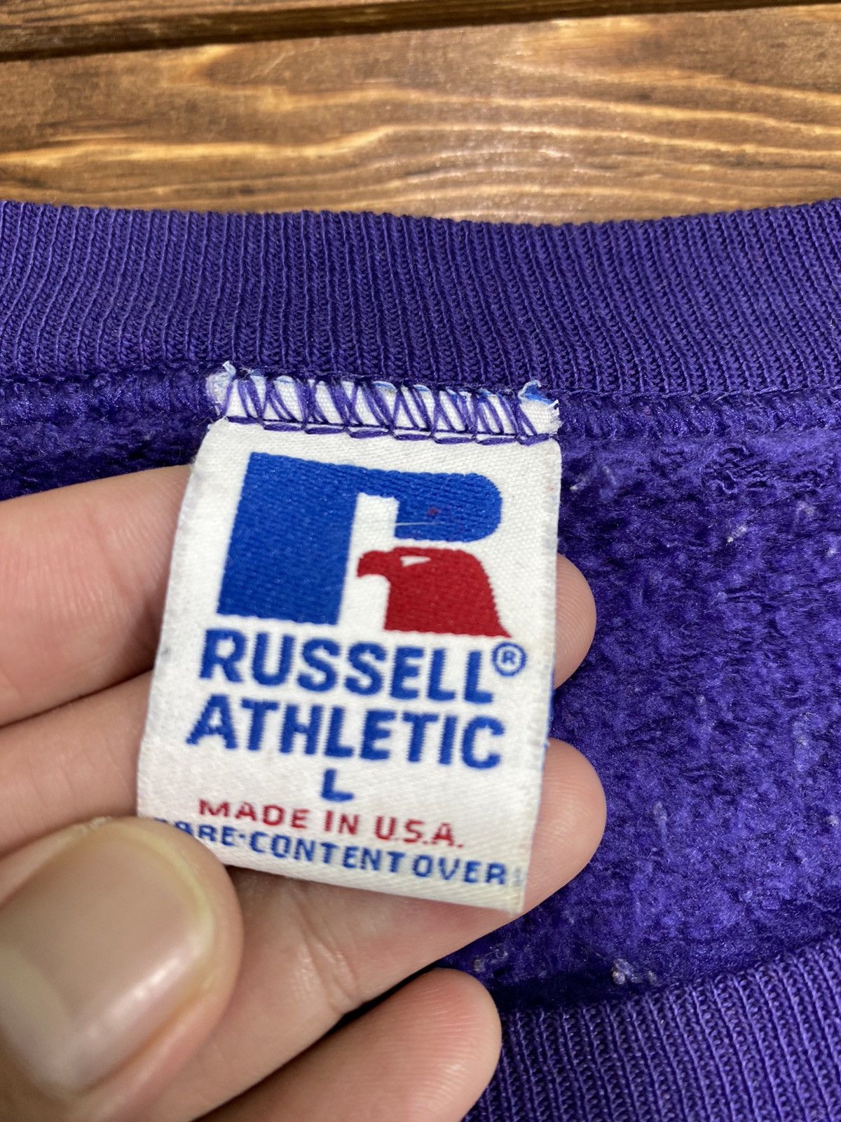 Russell Athletic × Vintage Vintage Russell Athletic Washington Wolf Big Logo size L Size US L / EU 52-54 / 3 - 8 Thumbnail