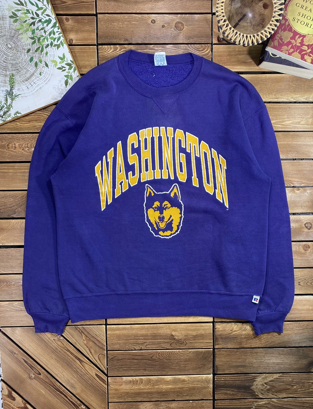 Russell Athletic × Vintage Vintage Russell Athletic Washington Wolf Big Logo size L Size US L / EU 52-54 / 3 - 2 Thumbnail