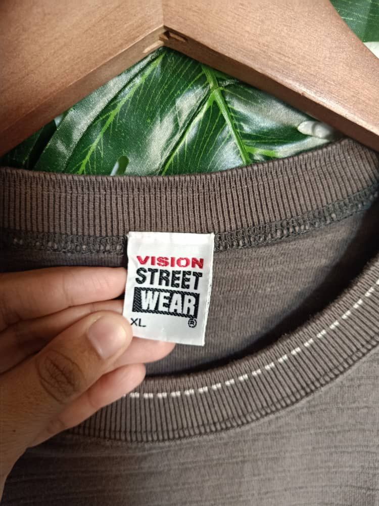 Vintage × Vision Streetwear VINTAGE 1986 VISION STREET WEAR STRIPE TEE Size US L / EU 52-54 / 3 - 4 Thumbnail