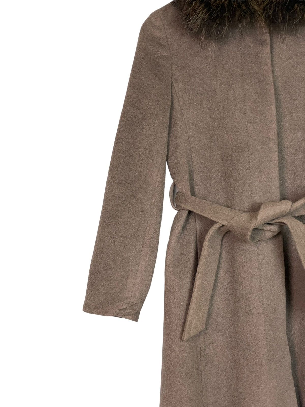 Japanese Brand Ined X Angora Inner Faux Fur Long Coat Size M / US 6-8 / IT 42-44 - 2 Thumbnail