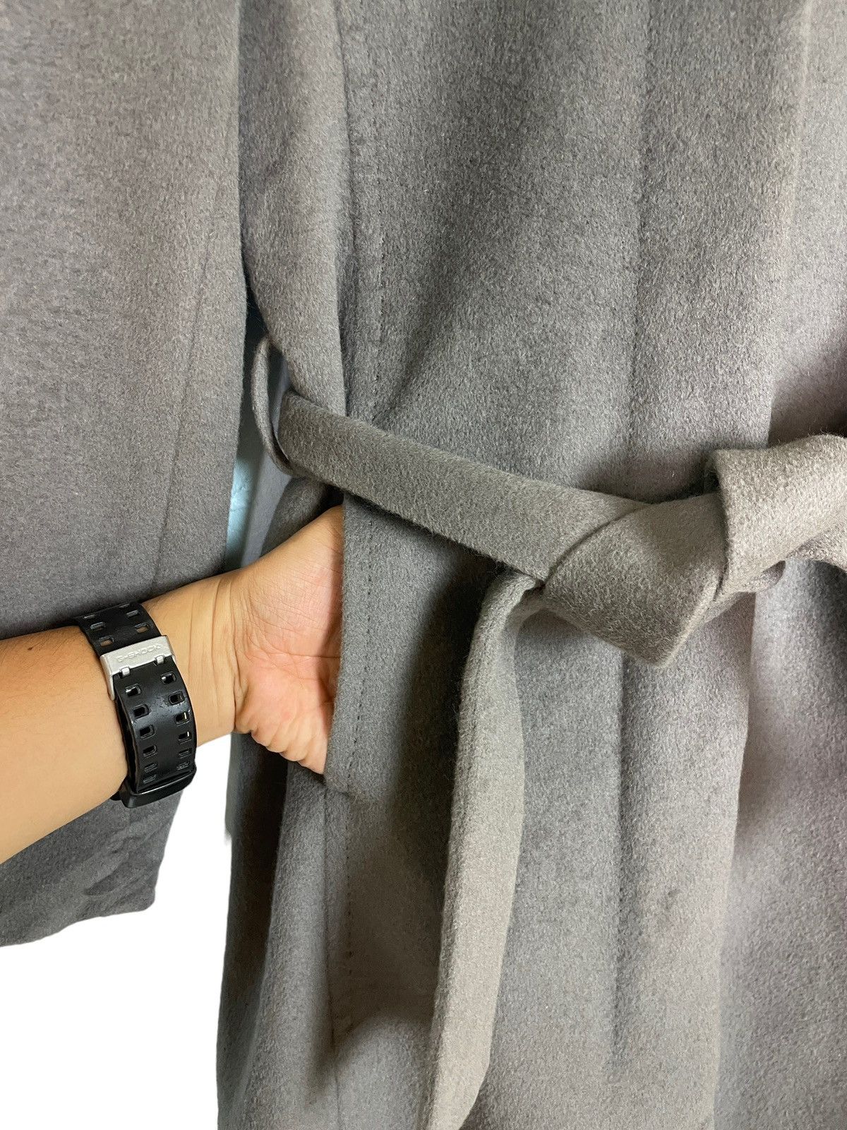 Japanese Brand Ined X Angora Inner Faux Fur Long Coat Size M / US 6-8 / IT 42-44 - 7 Thumbnail