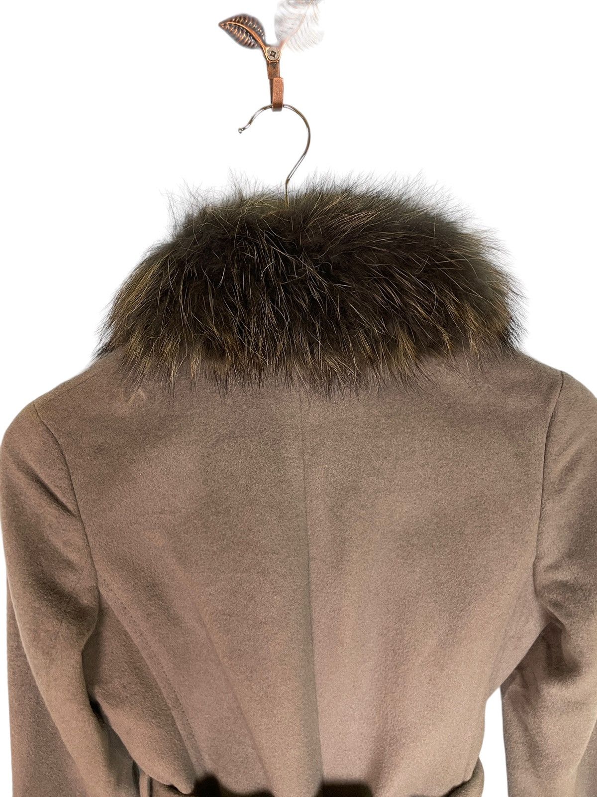 Japanese Brand Ined X Angora Inner Faux Fur Long Coat Size M / US 6-8 / IT 42-44 - 13 Thumbnail
