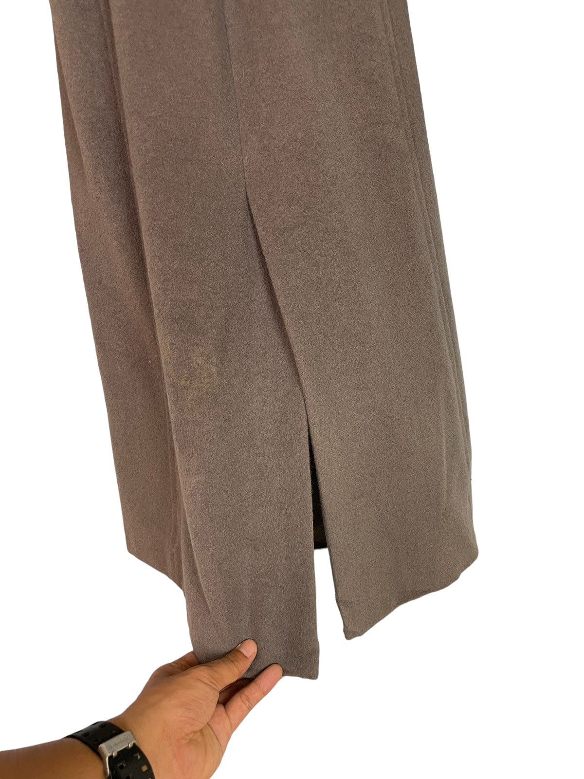 Japanese Brand Ined X Angora Inner Faux Fur Long Coat Size M / US 6-8 / IT 42-44 - 12 Thumbnail