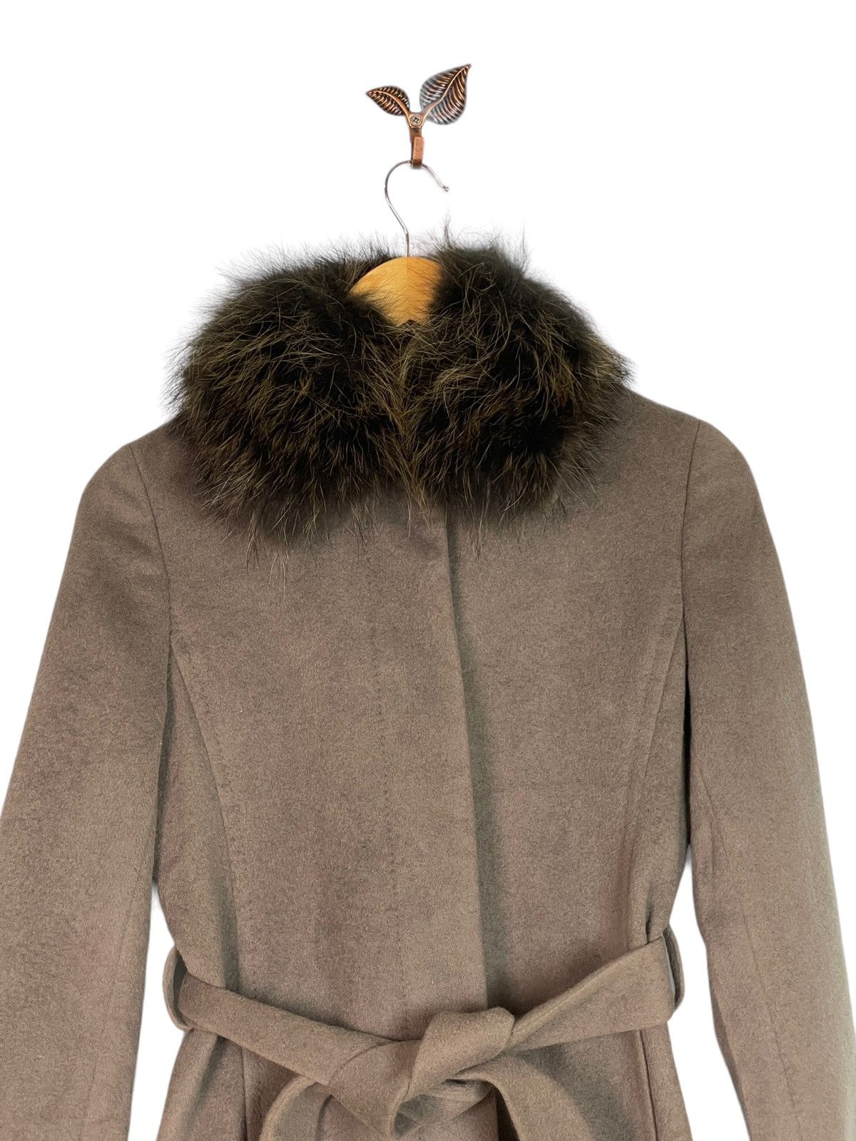 Japanese Brand Ined X Angora Inner Faux Fur Long Coat Size M / US 6-8 / IT 42-44 - 3 Thumbnail