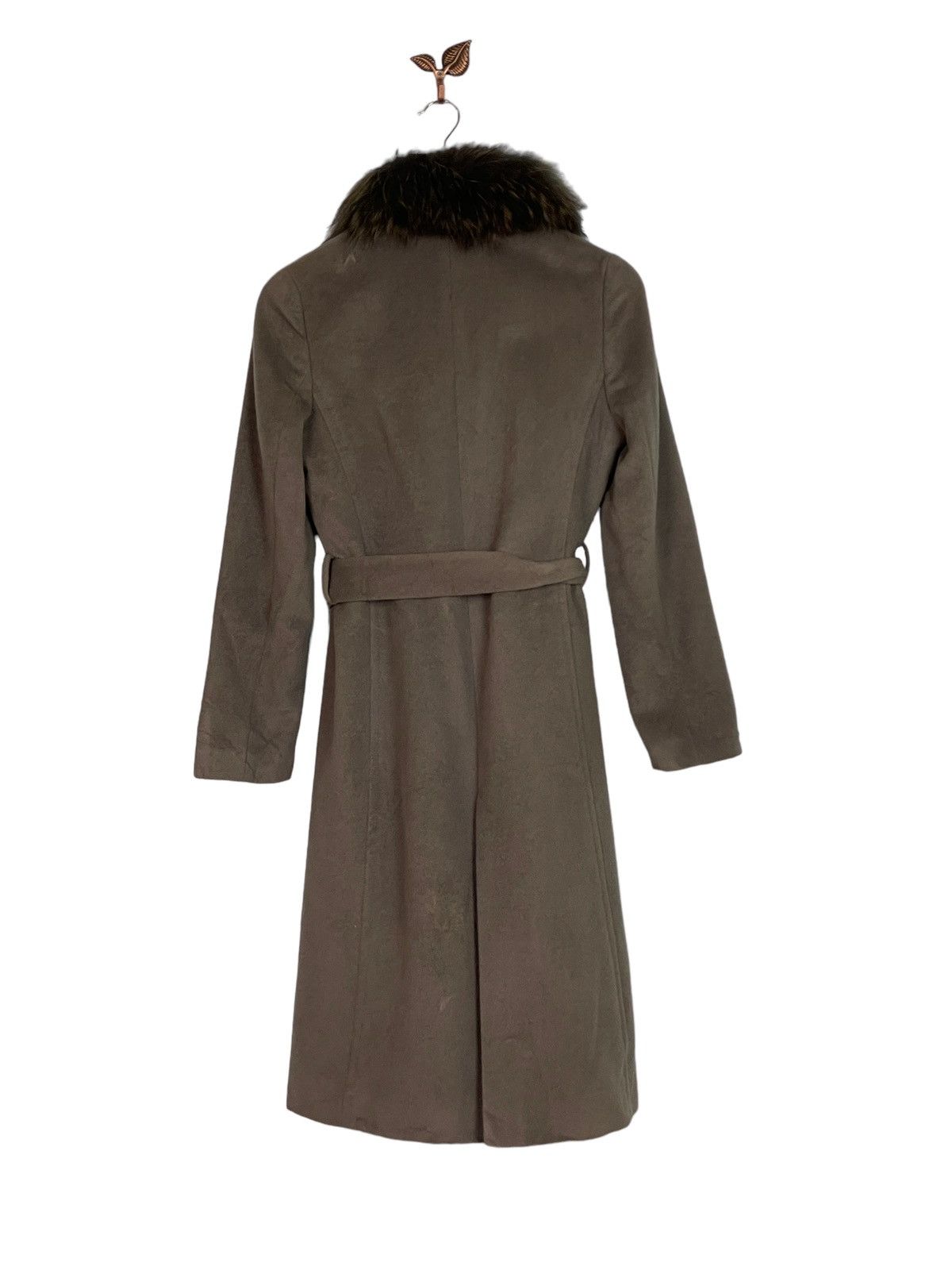 Japanese Brand Ined X Angora Inner Faux Fur Long Coat Size M / US 6-8 / IT 42-44 - 11 Thumbnail