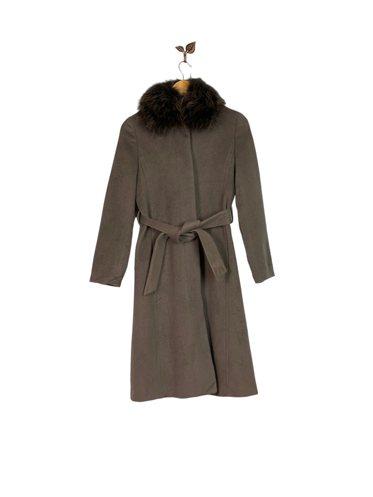 Japanese Brand Ined X Angora Inner Faux Fur Long Coat Size M / US 6-8 / IT 42-44 - 1 Thumbnail