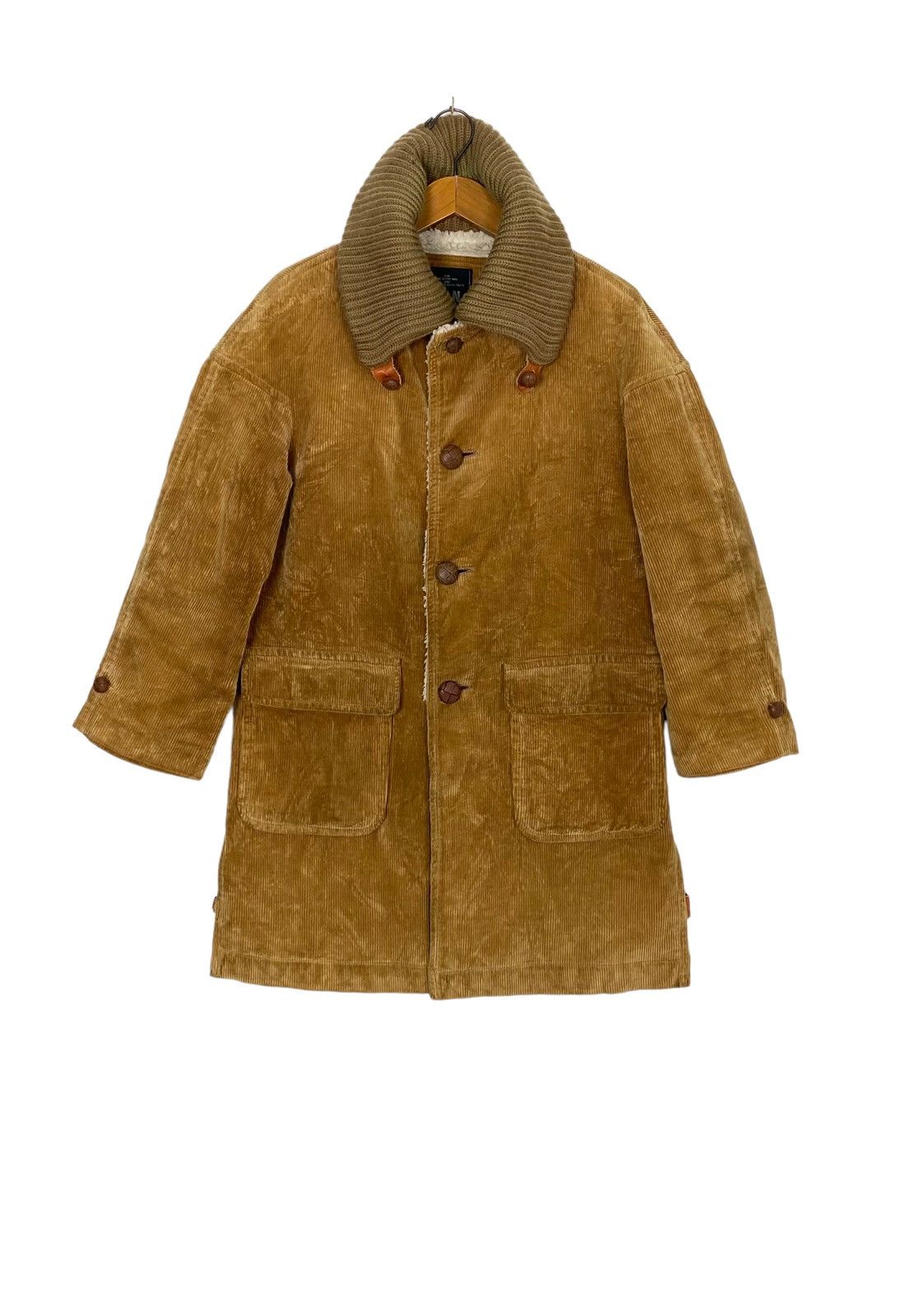Van Vintage Van Jac Corduroy Deep Piled Inside Long Jacket Size US S / EU 44-46 / 1 - 1 Thumbnail