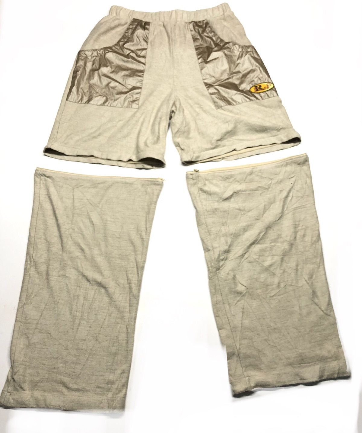 Designer × Japanese Brand ROUX DE PERFE 2 WAY SHORT/LONG BAGGY PANTS Size US 33 - 2 Thumbnail