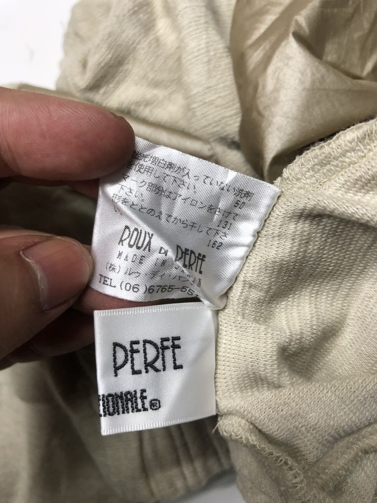 Designer × Japanese Brand ROUX DE PERFE 2 WAY SHORT/LONG BAGGY PANTS Size US 33 - 14 Thumbnail