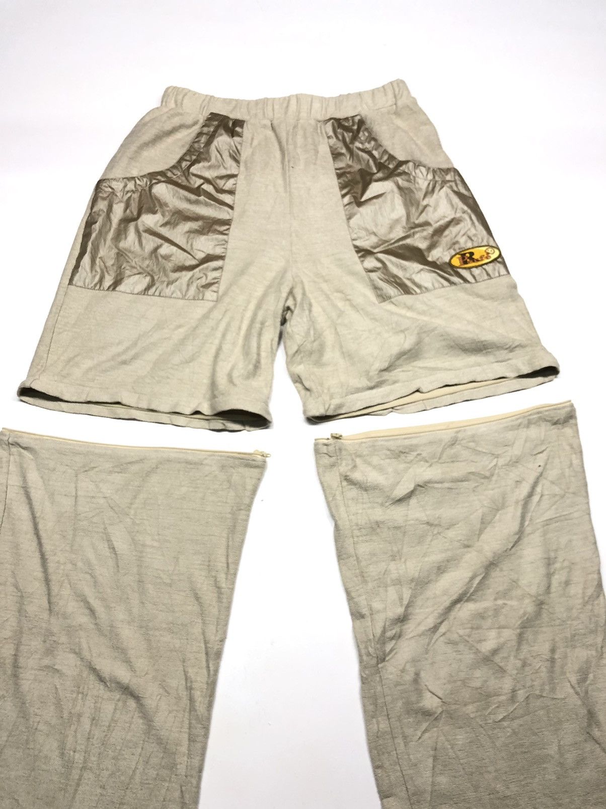 Designer × Japanese Brand ROUX DE PERFE 2 WAY SHORT/LONG BAGGY PANTS Size US 33 - 3 Thumbnail