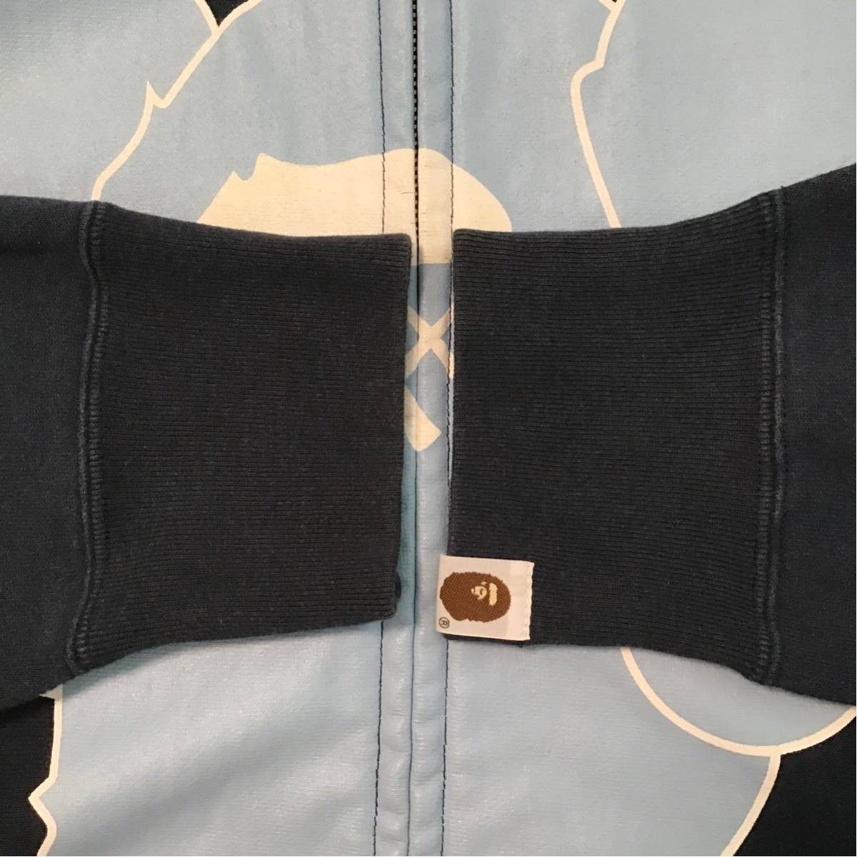 Bape × Kaws BAPE × kaws ape head Full zip hoodie Navy Size US L / EU 52-54 / 3 - 6 Thumbnail