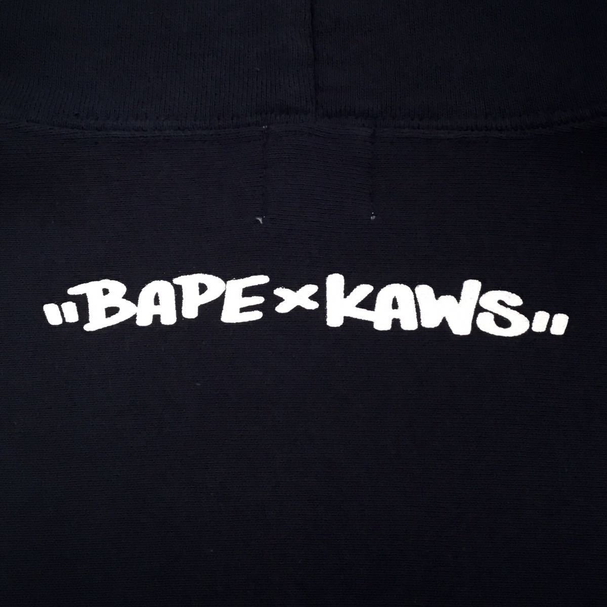 Bape × Kaws BAPE × kaws BIG FACE pullover hoodie navy Size US M / EU 48-50 / 2 - 4 Thumbnail