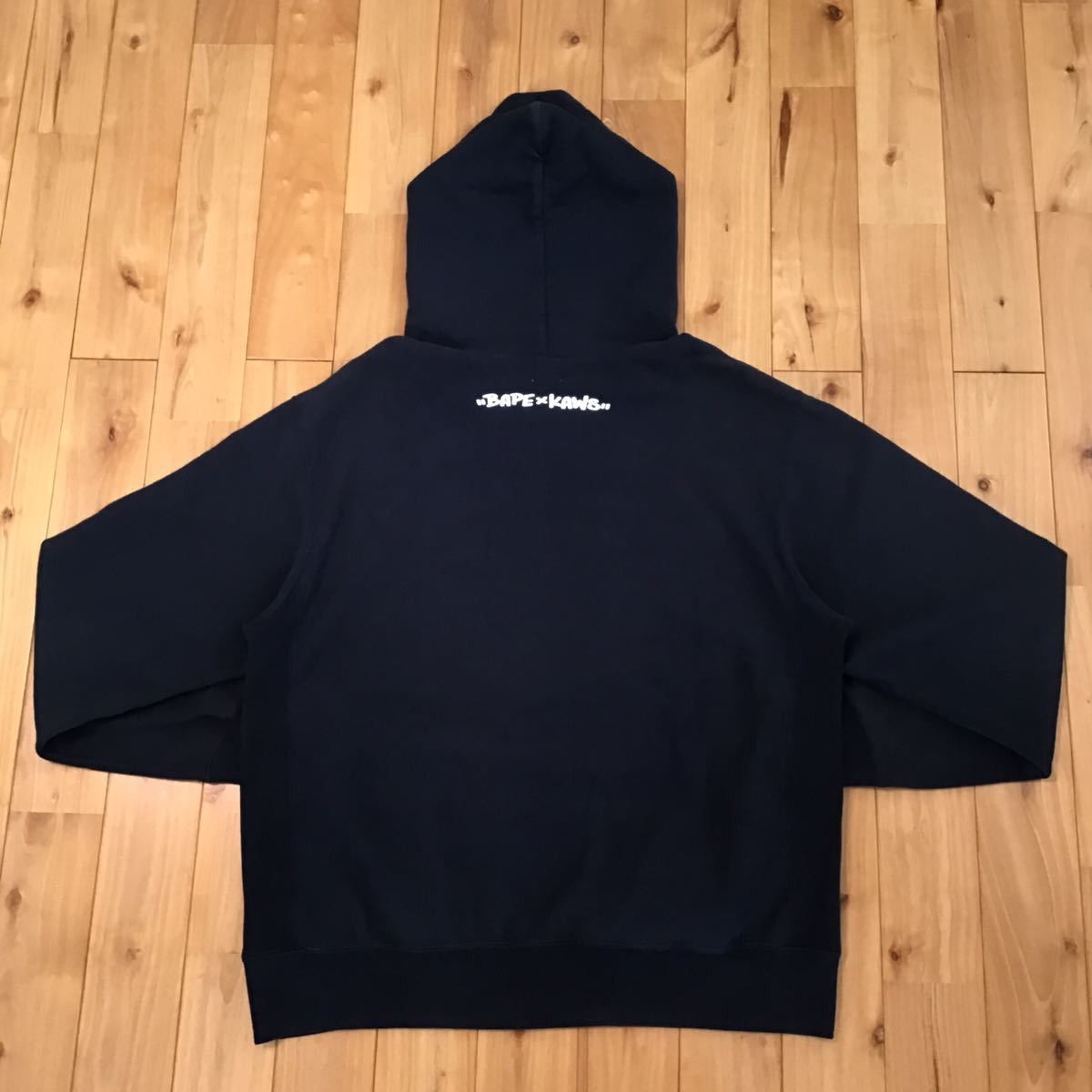 Bape × Kaws BAPE × kaws BIG FACE pullover hoodie navy Size US M / EU 48-50 / 2 - 3 Thumbnail