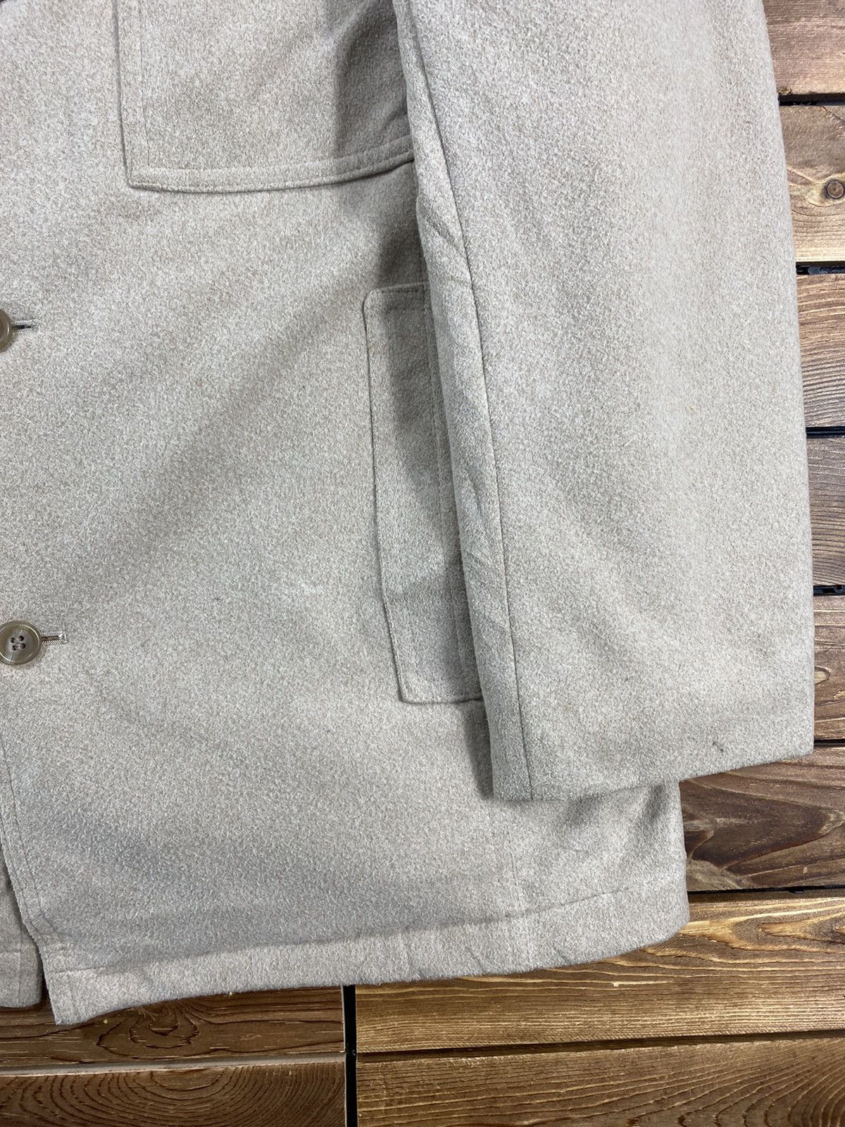 Japanese Brand × Vintage Vintage Japanese Brand Crest Wool Fleece Size L Size US L / EU 52-54 / 3 - 3 Thumbnail