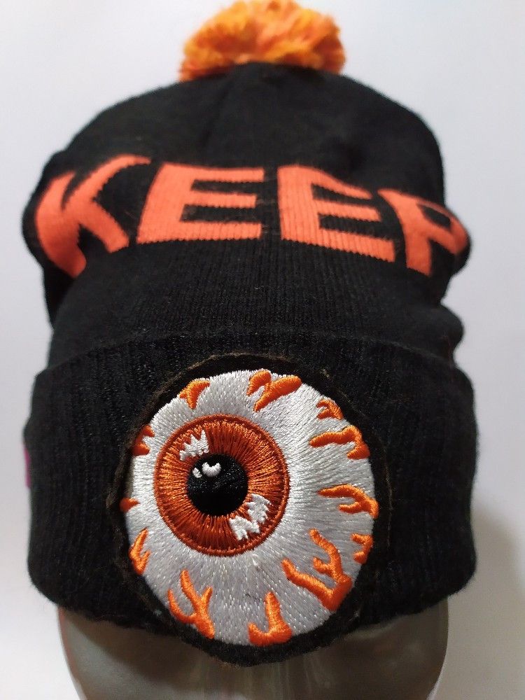 Mishka × New Era 🔥Mishka Cyrillic Eyed logo New Era beanie hat skateboard Size ONE SIZE - 2 Thumbnail