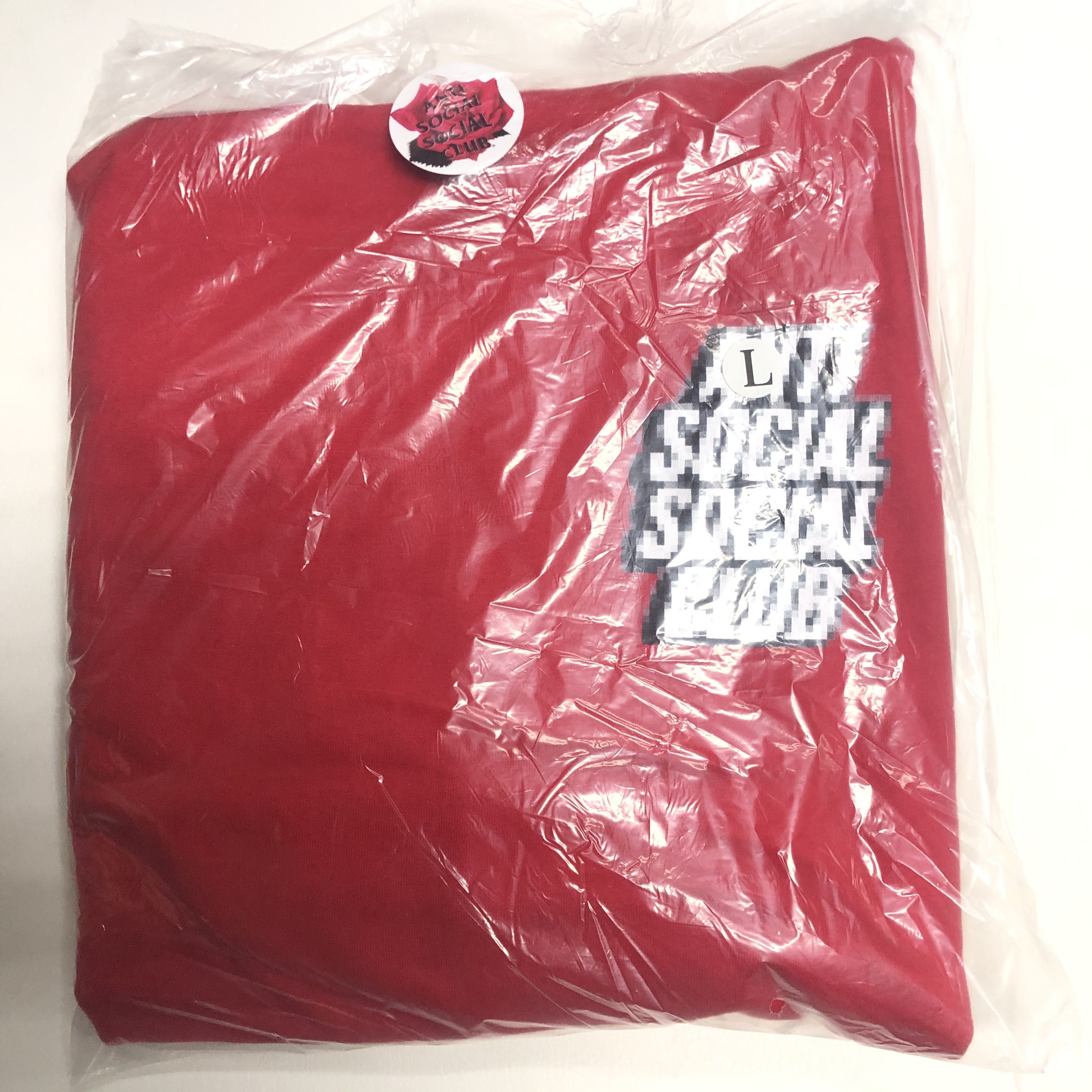 Anti Social Social Club DS ASSC WHITE logo Tokyo Red Hoodie BAPE KITH KAWS VLONE Size US L / EU 52-54 / 3 - 2 Thumbnail
