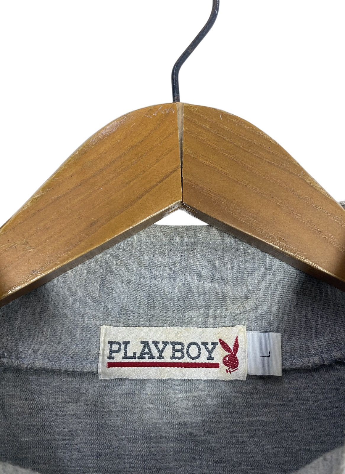 Playboy Rare‼️ Playboy Sweatshirt Half Zip Embroidery Big Logo Size US L / EU 52-54 / 3 - 5 Thumbnail