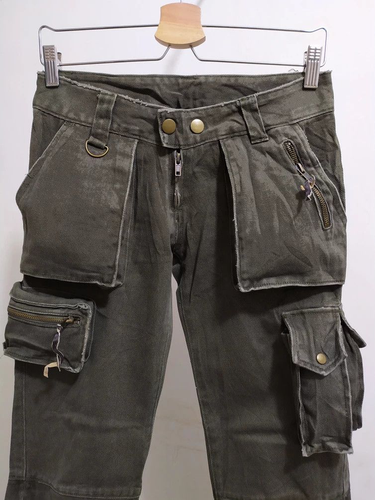 Japanese Brand Unknown Japanese Brand Multipocket Tactical Cargo Pants Size US 26 / EU 42 - 2 Thumbnail