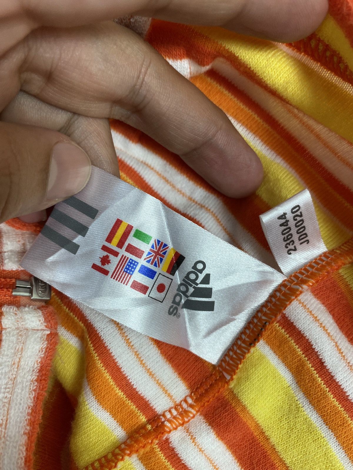 Adidas Rare‼️ Adidas No 3 Stripe Hoodie Embroidery Spellout Size S / US 4 / IT 40 - 4 Thumbnail